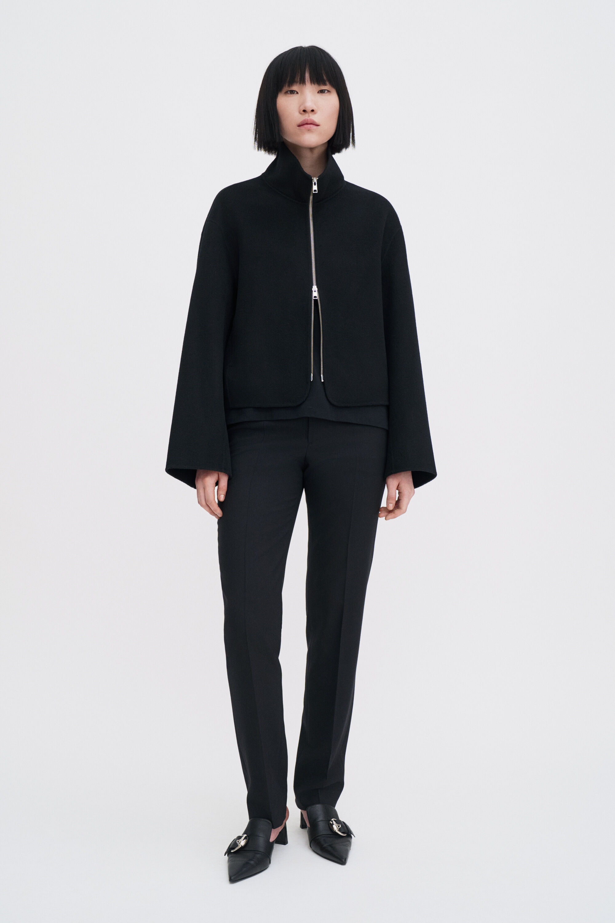 mmj 【FILIPPA K】darcey wool jacket Wool Cashmere Jacket - Black | Filippa K