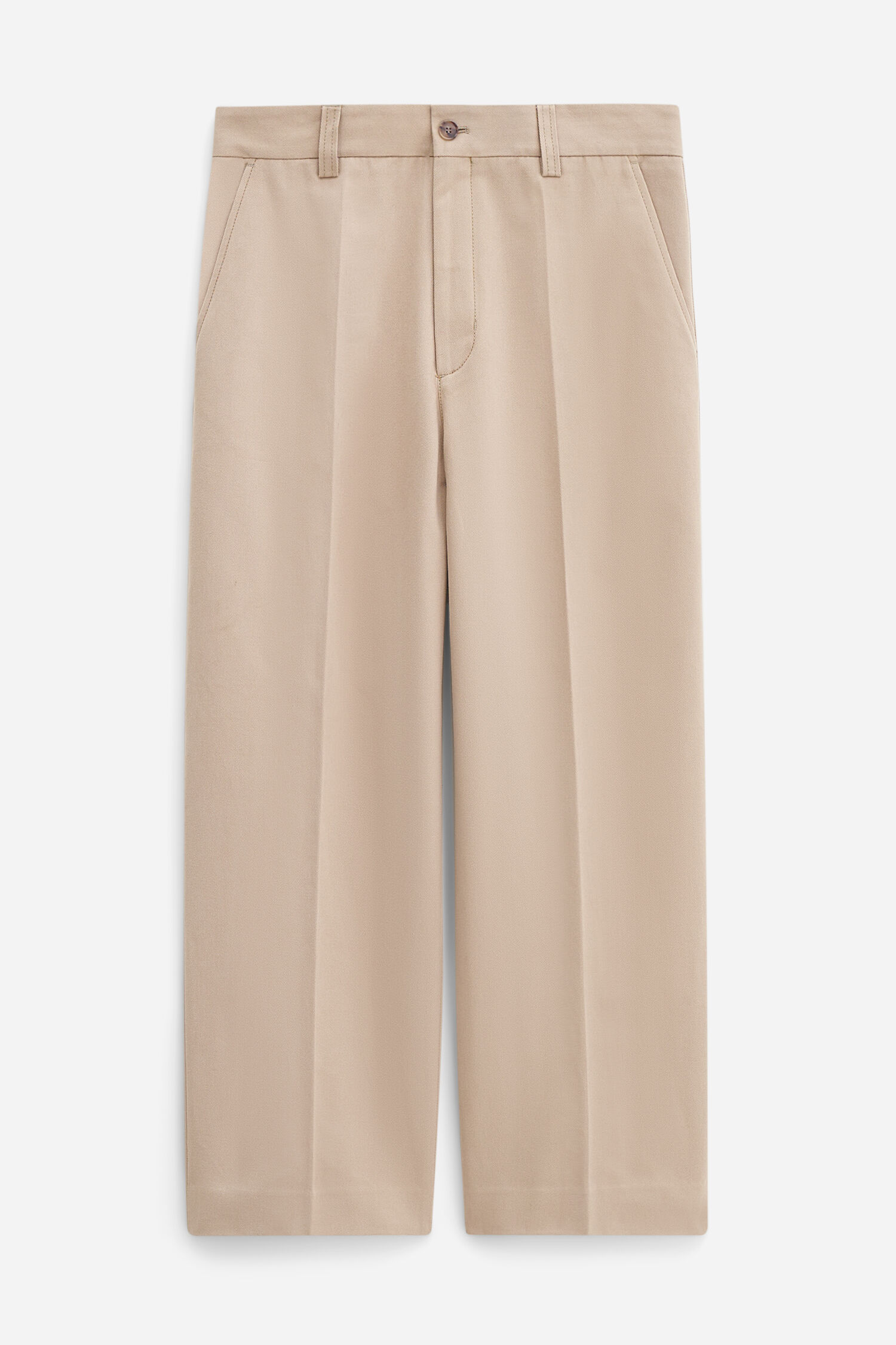 Oversized Cropped Work Trousers