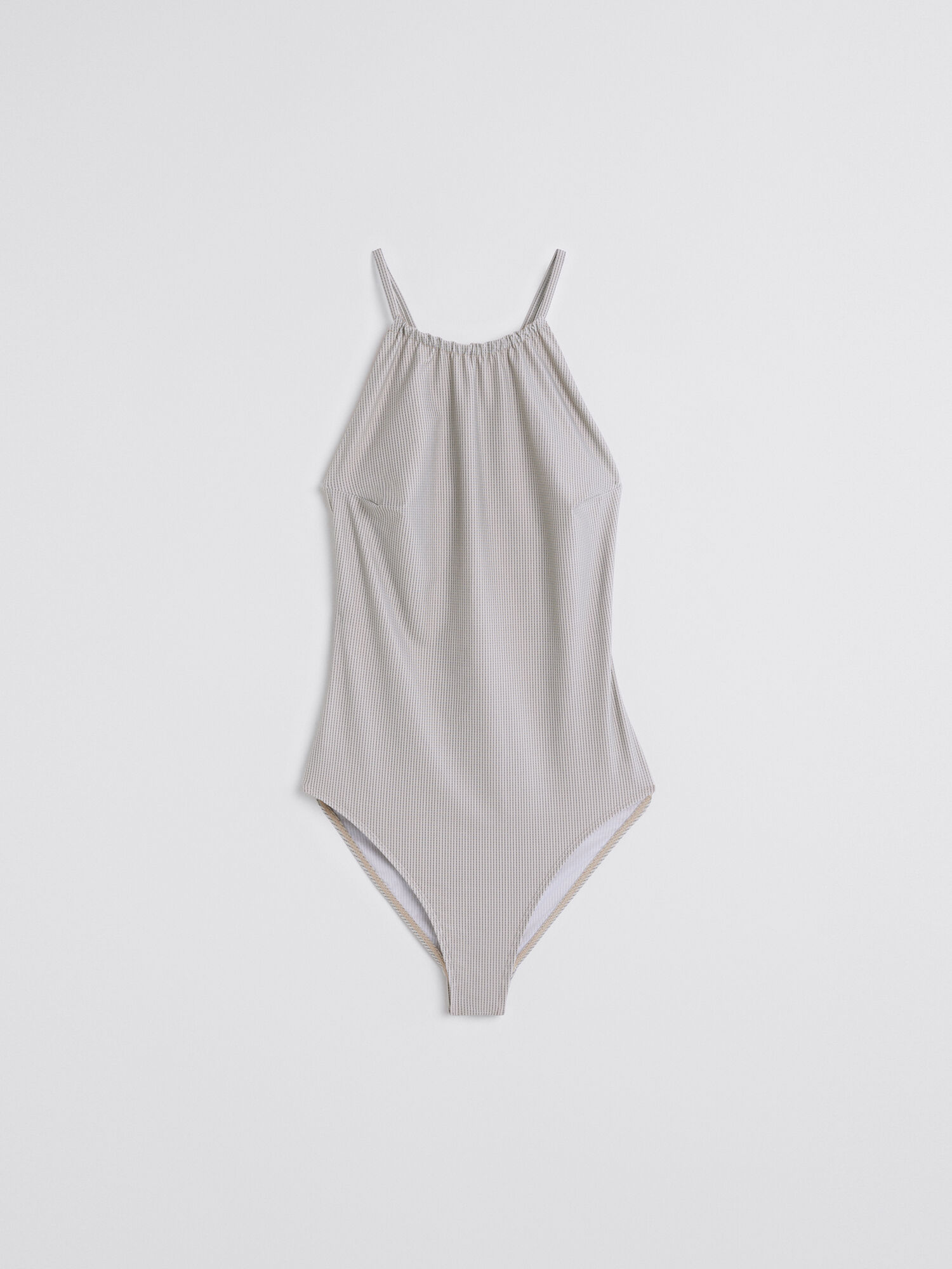 Halter Printed Swimsuit