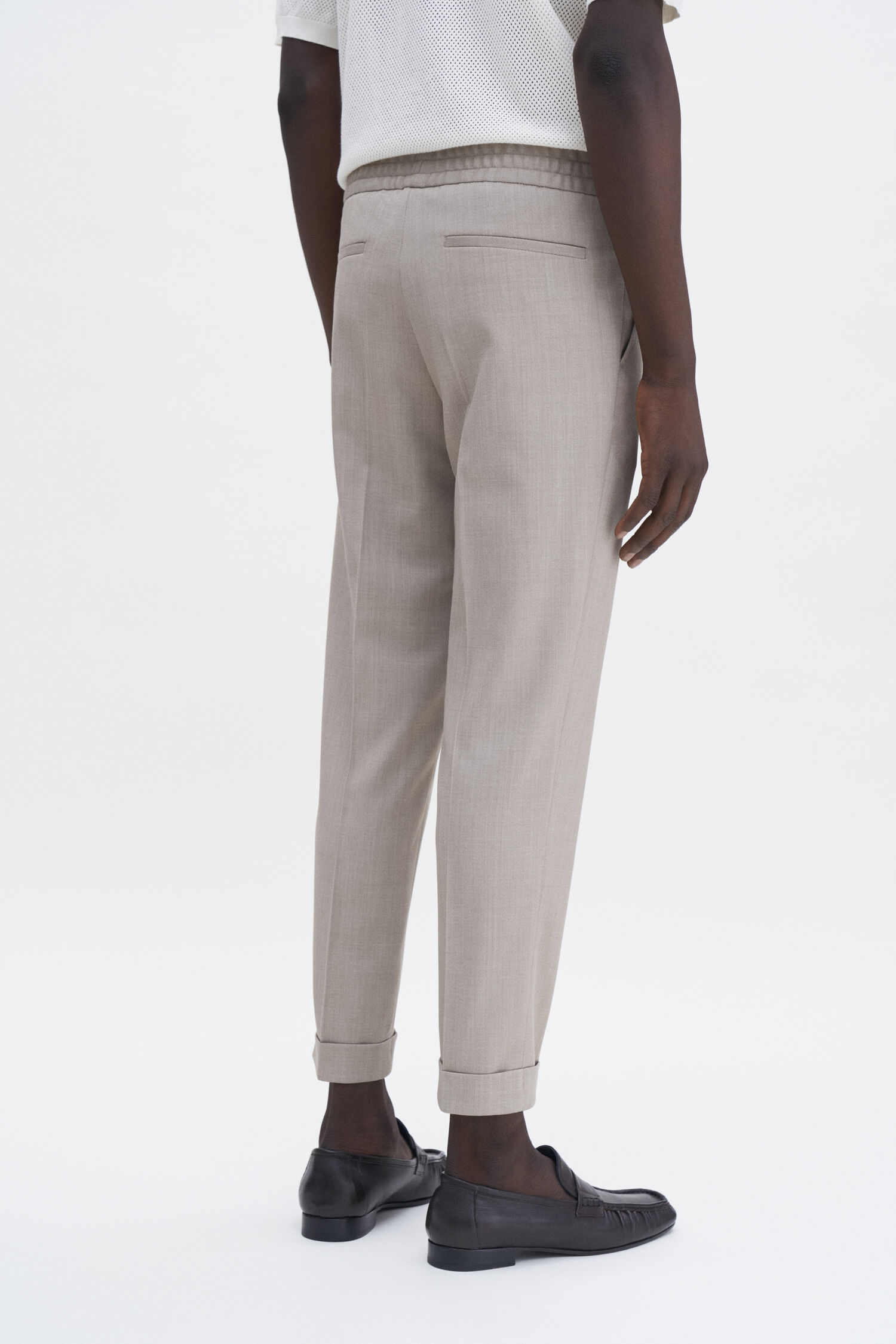 Terry Cropped Trousers