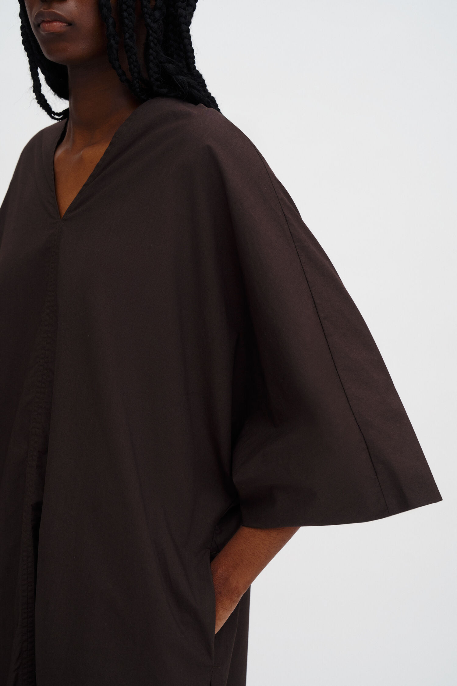 V-Neck Cotton Kaftan