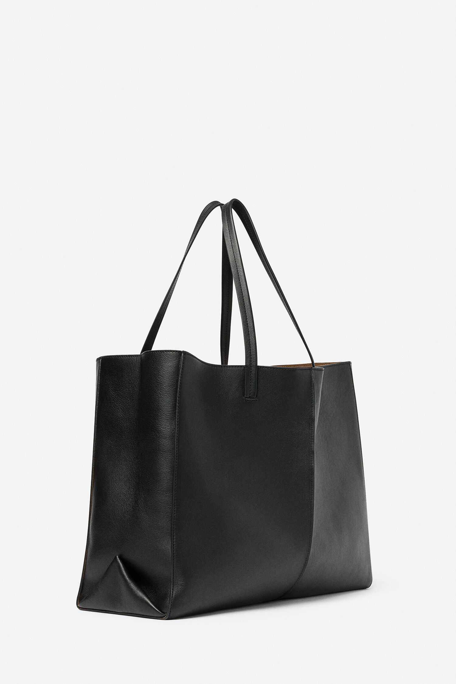 Leather Cut Out Tote Bag