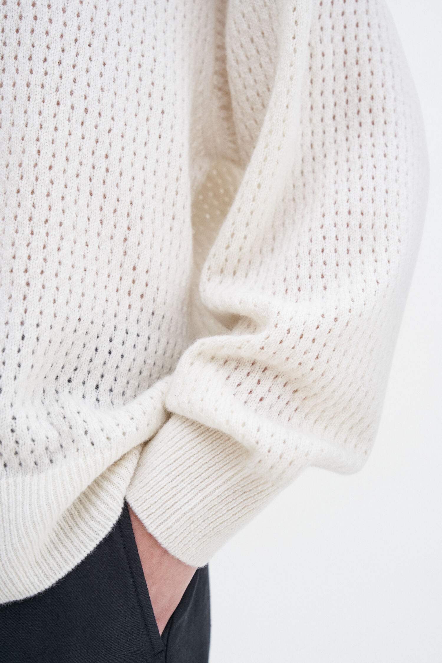 Pointelle Knit Sweater