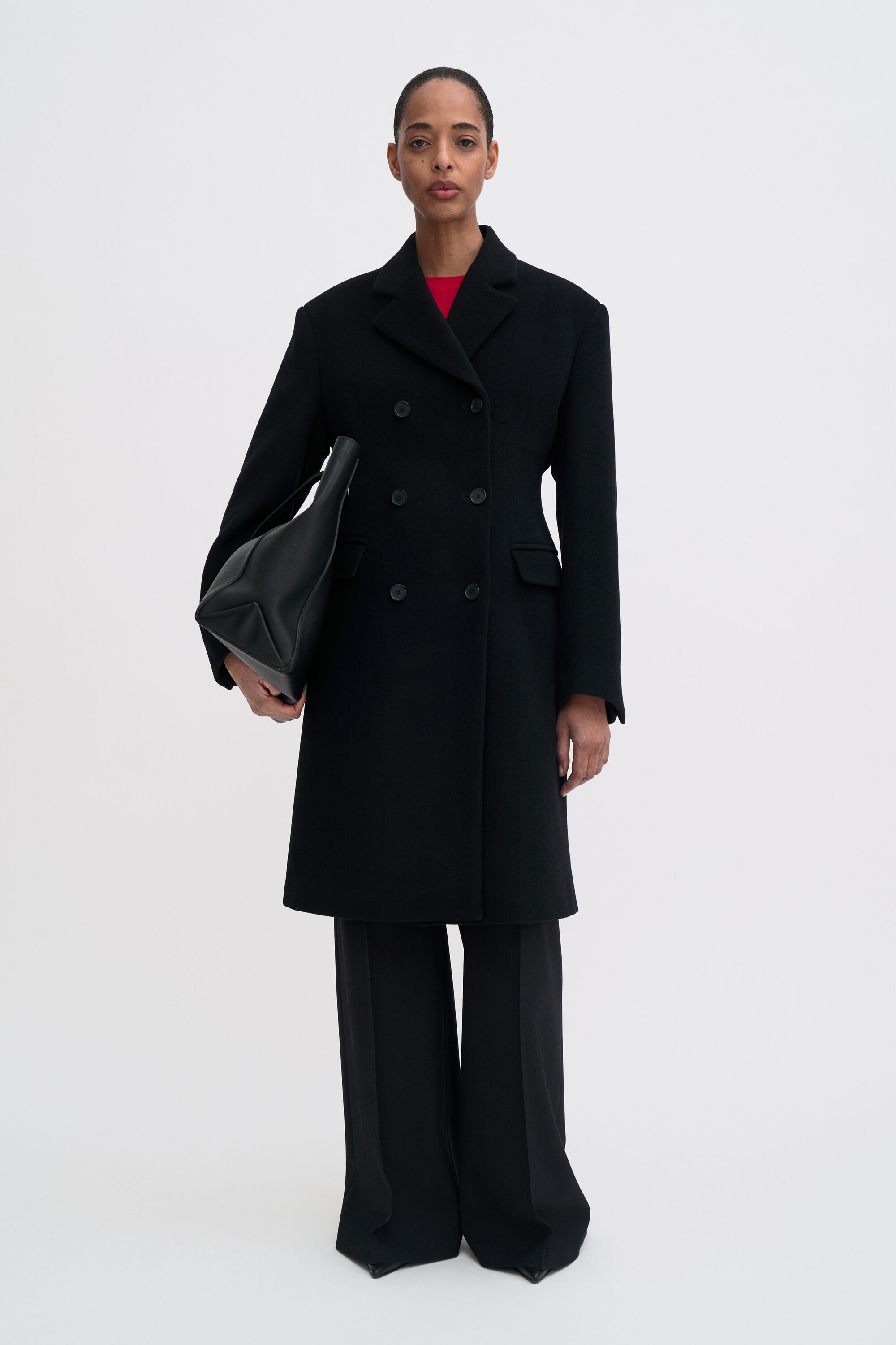 Harper Wool Coat - Black | FILIPPA K