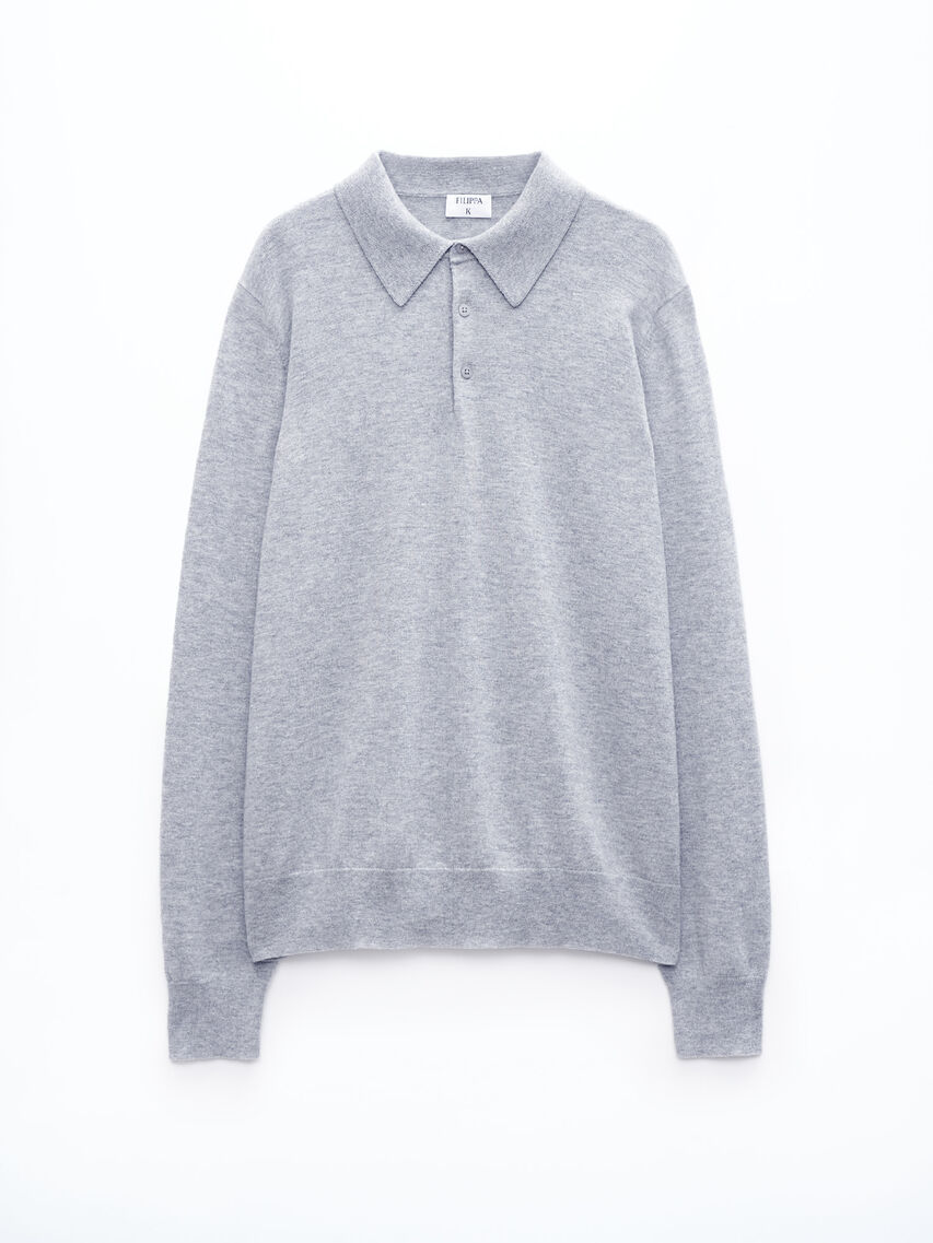 Knitted Polo Shirt