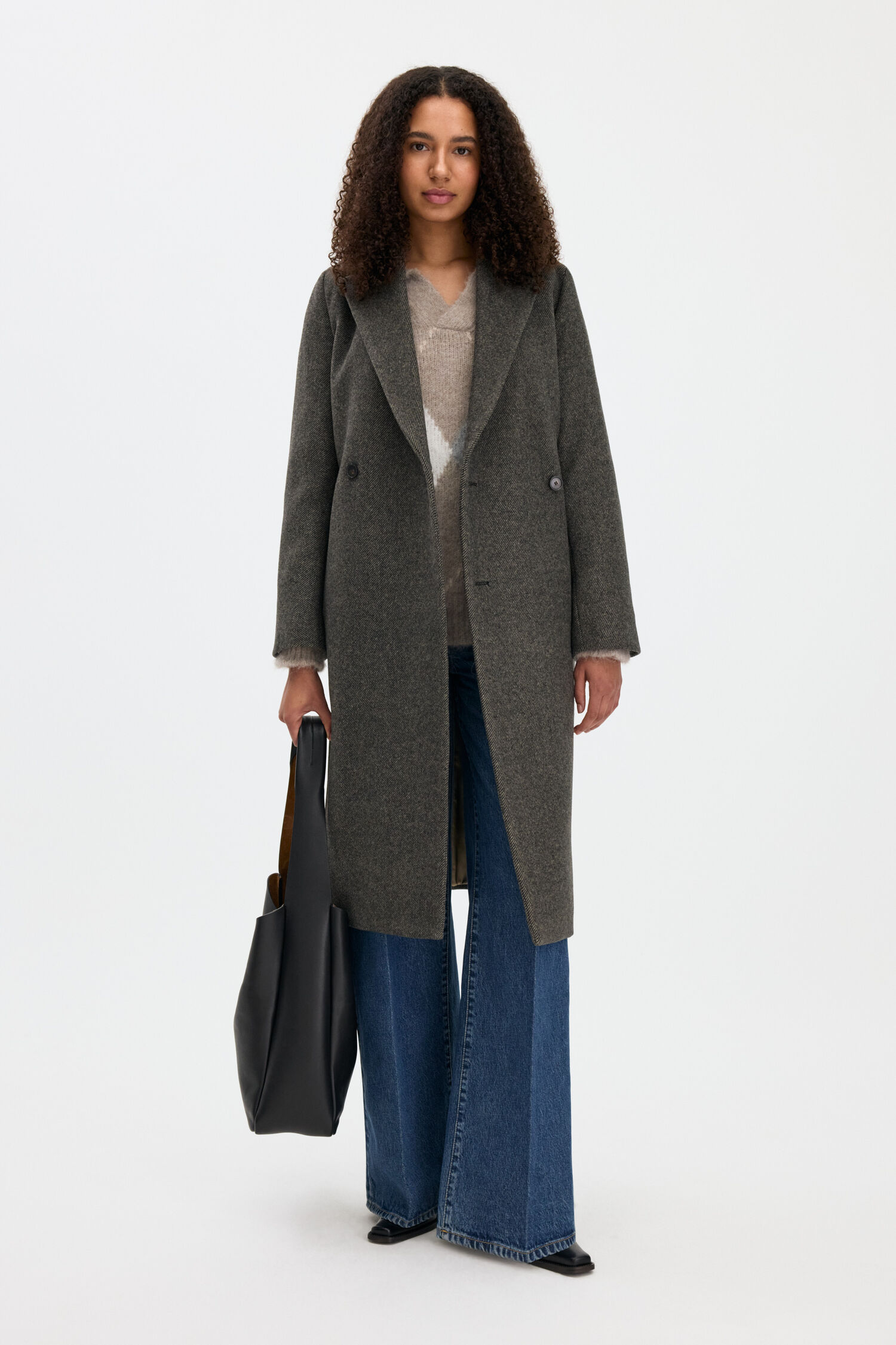 Charlotte Twill Belted Coat