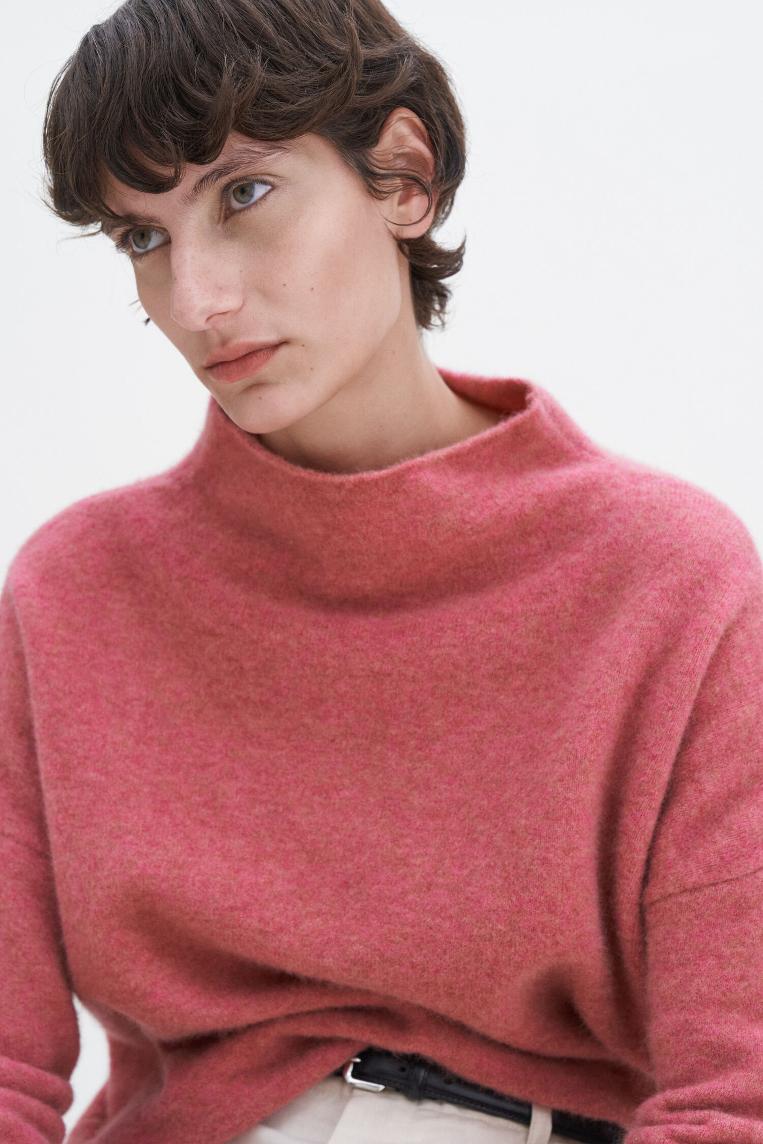 Mika Yak Raspberry Sweater