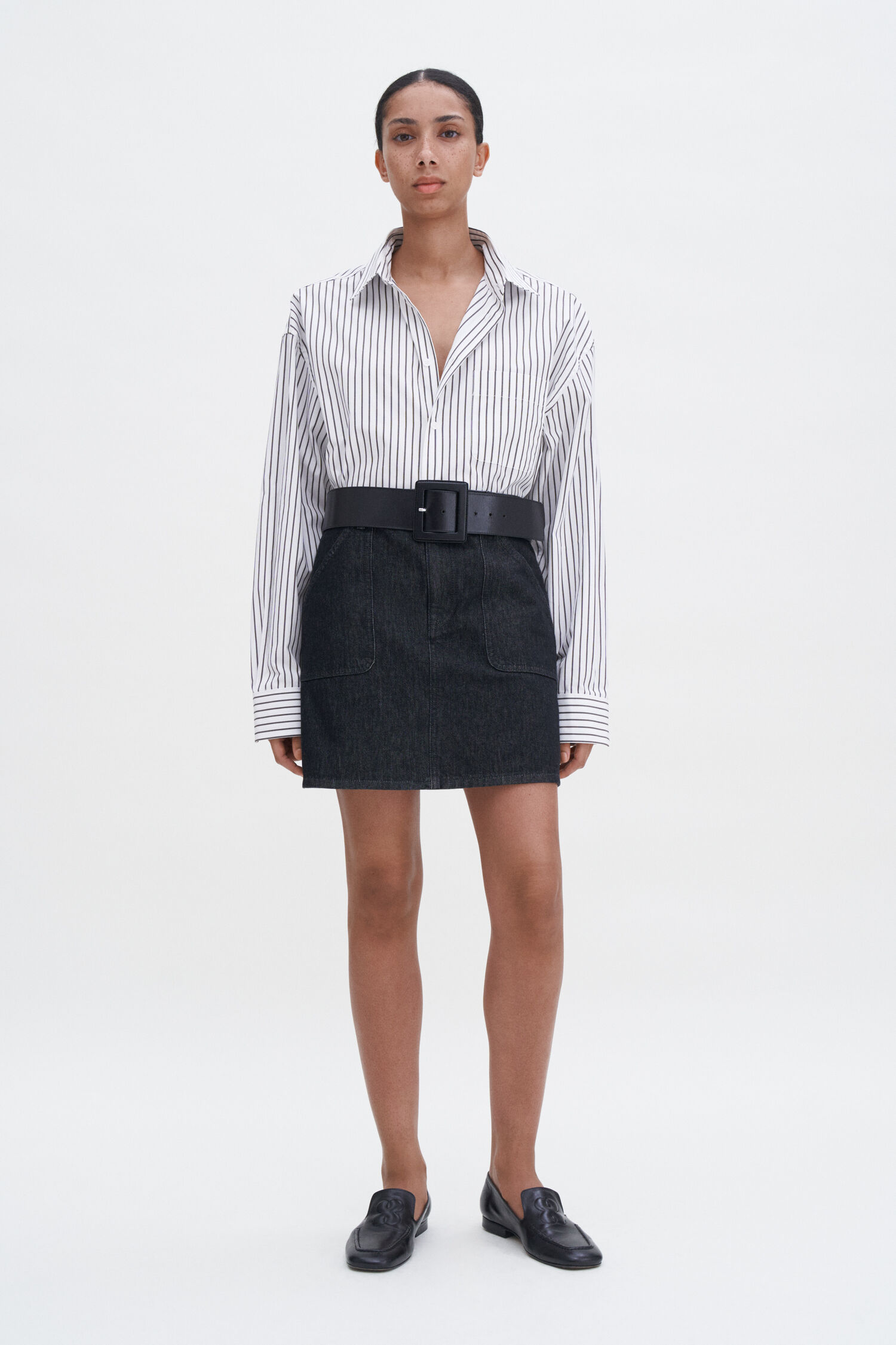Patch Pocket Mini Skirt