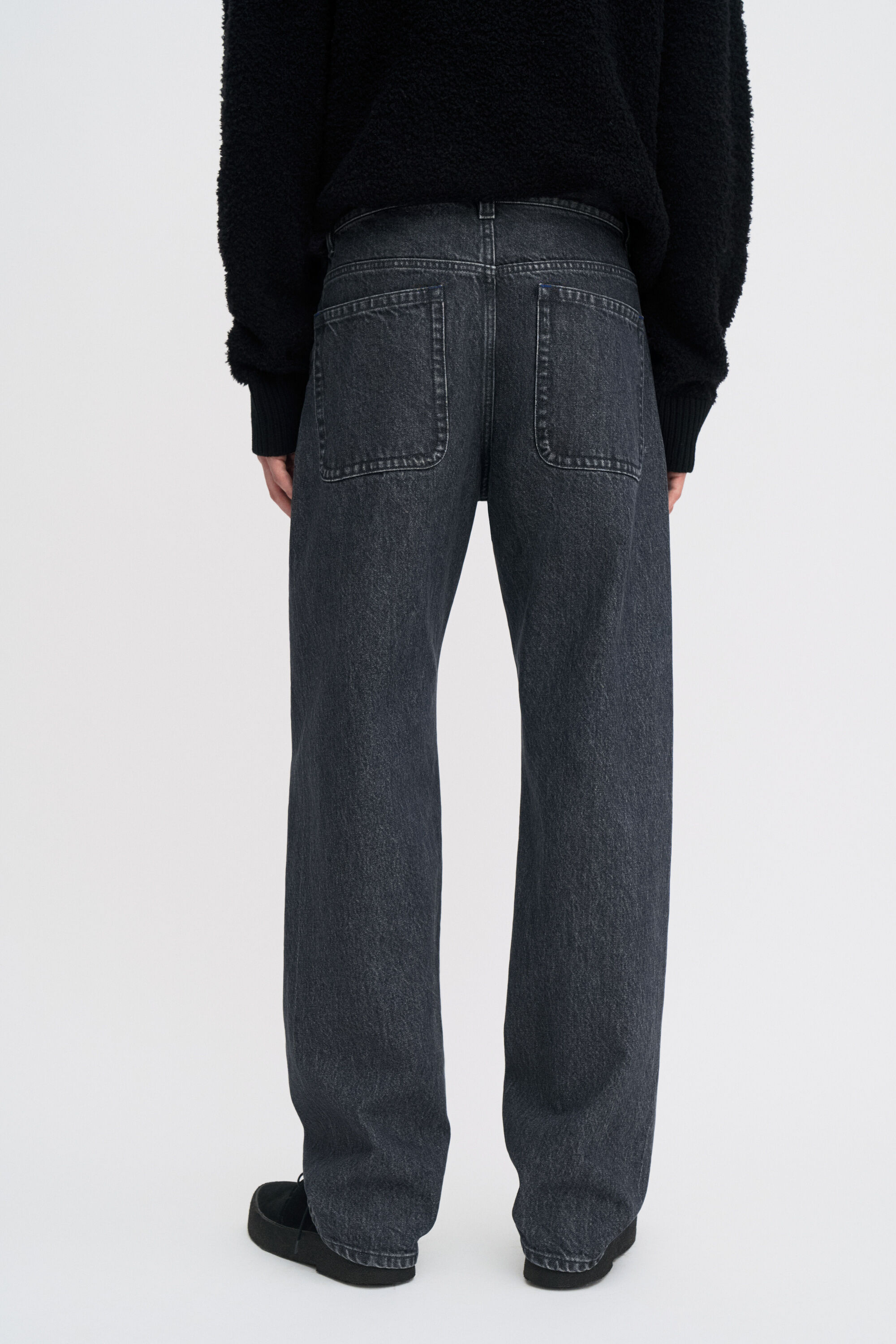 Denim Work Jeans - Washed Black | FILIPPA K