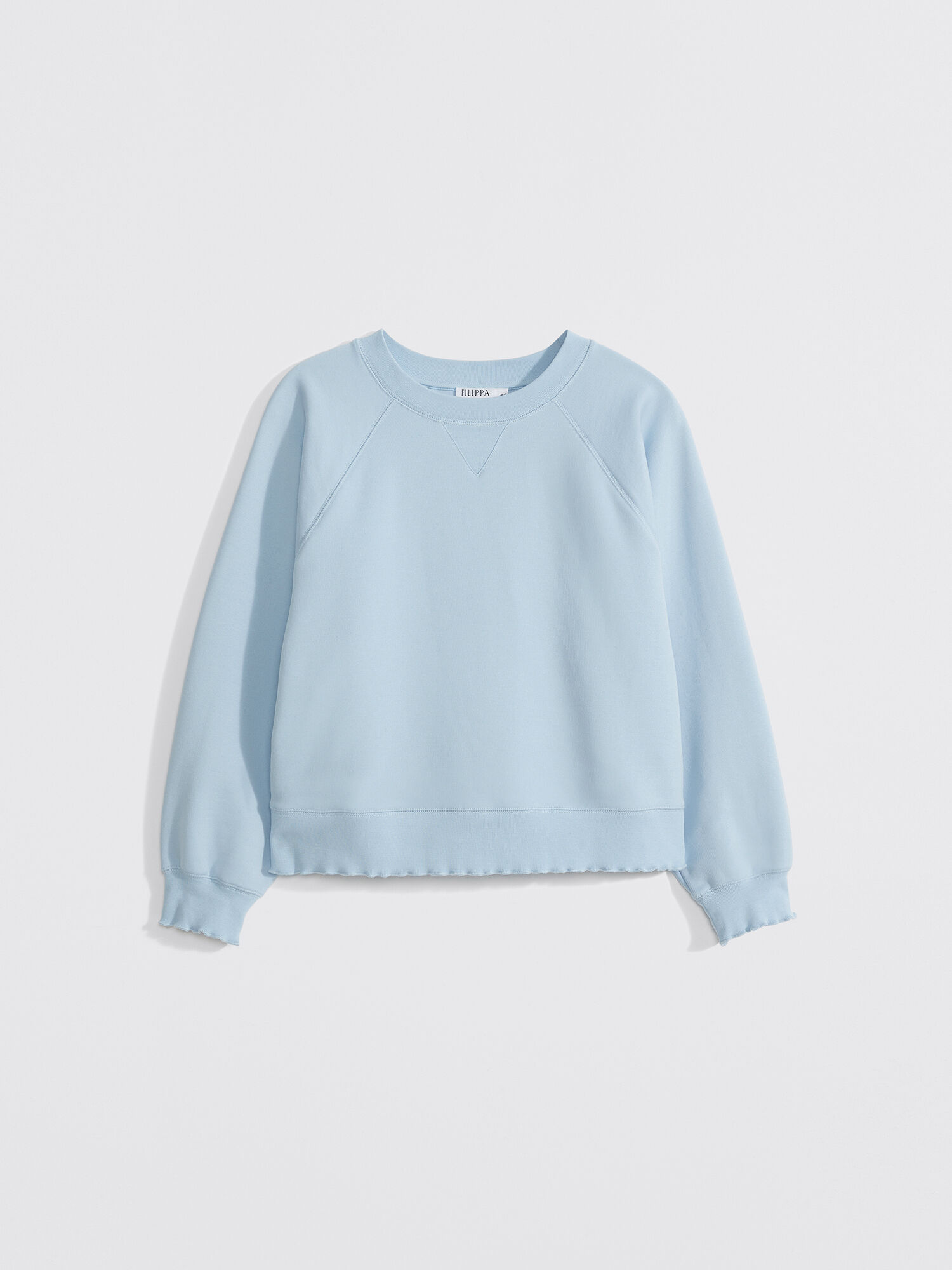 Light blue sweatshirt deals