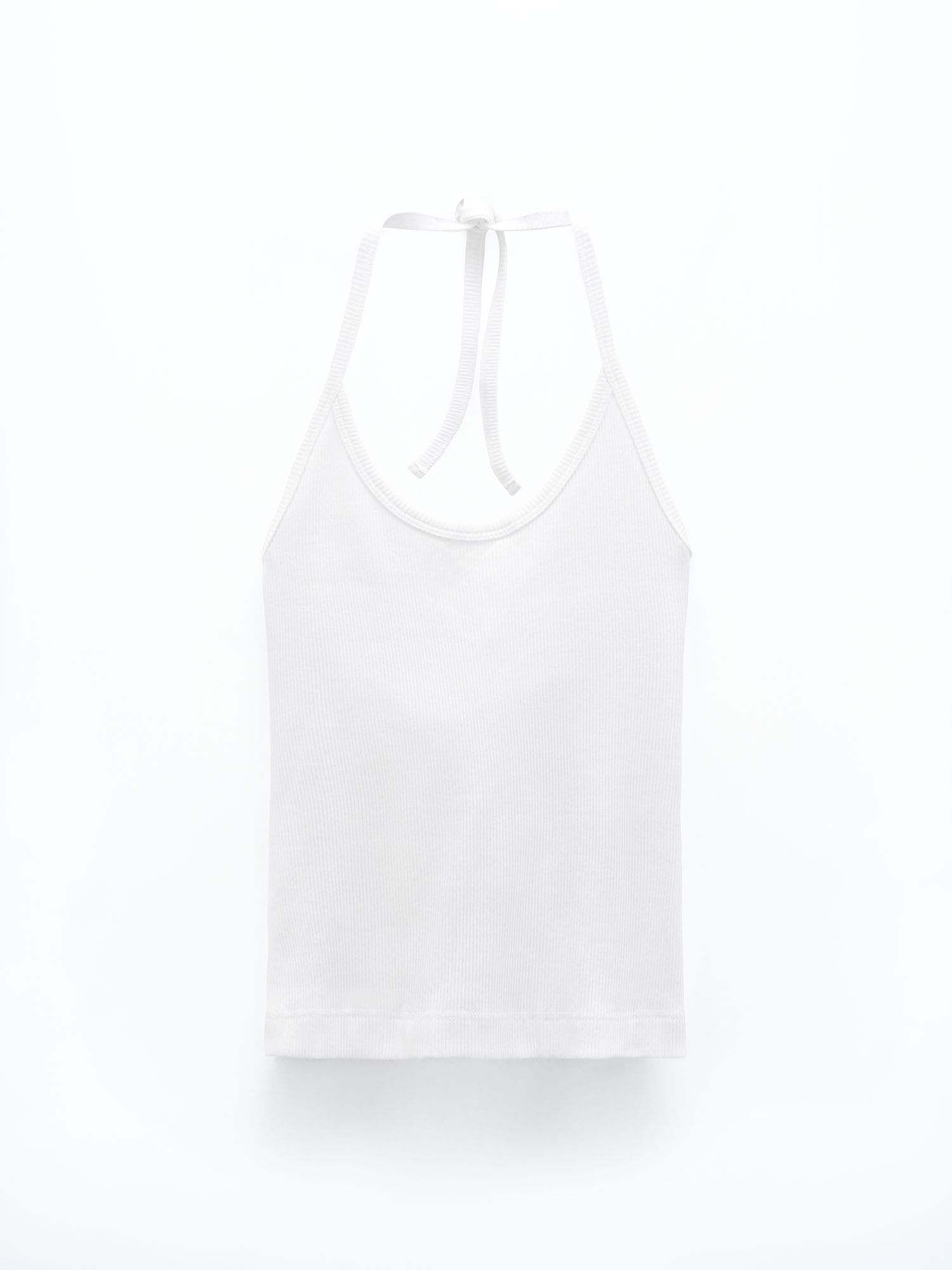 Halter Rib Top