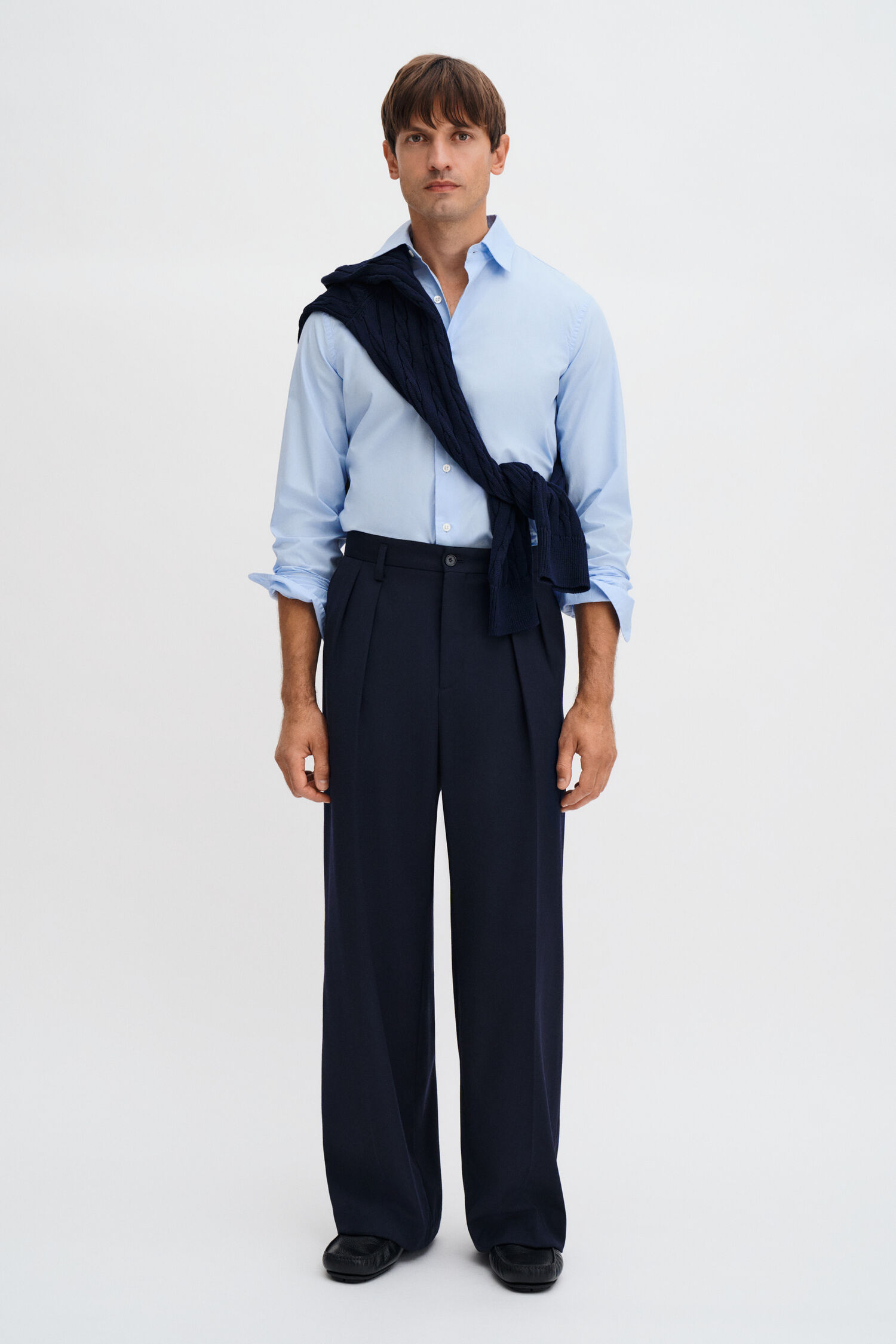 Slim Washed Cotton Shirt