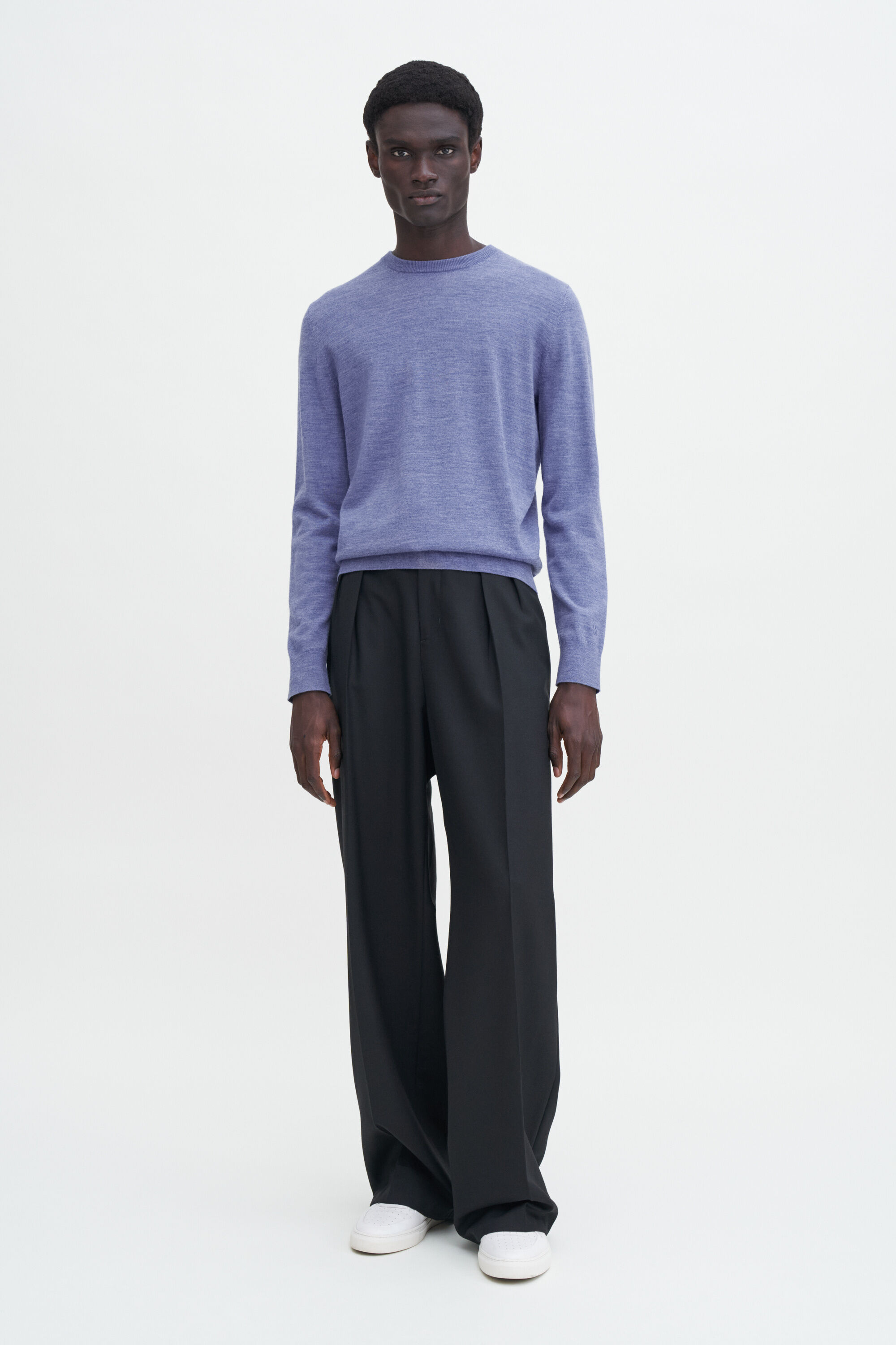 Merino Sweater Blue Melange Filippa K