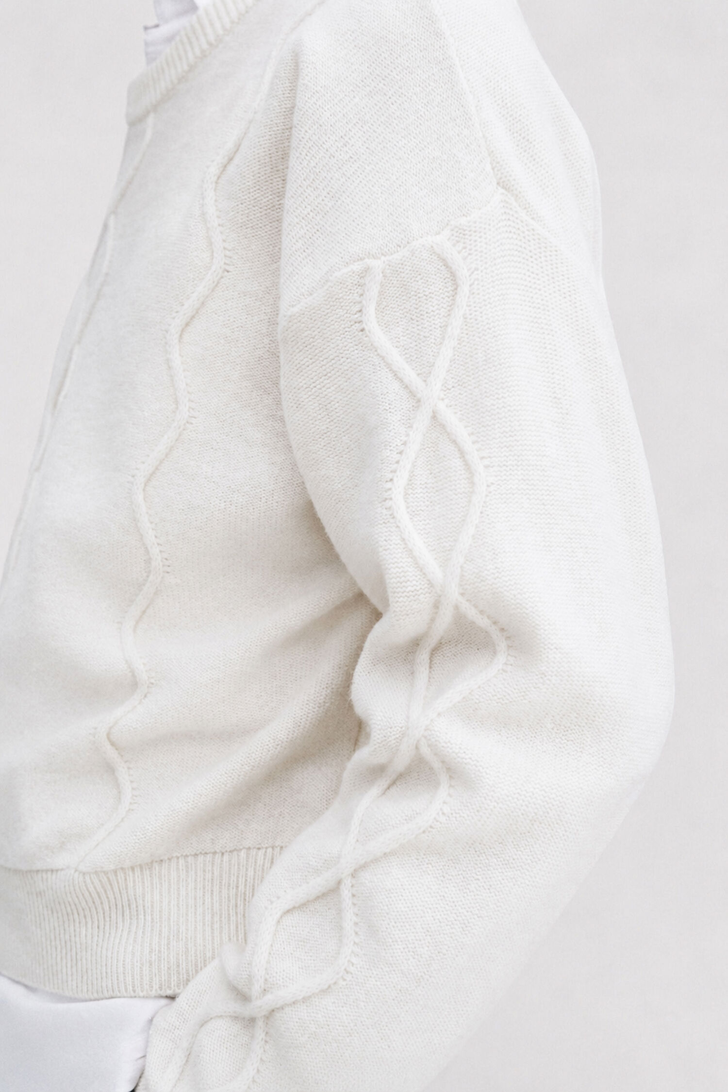 Diamond Cable Sweater