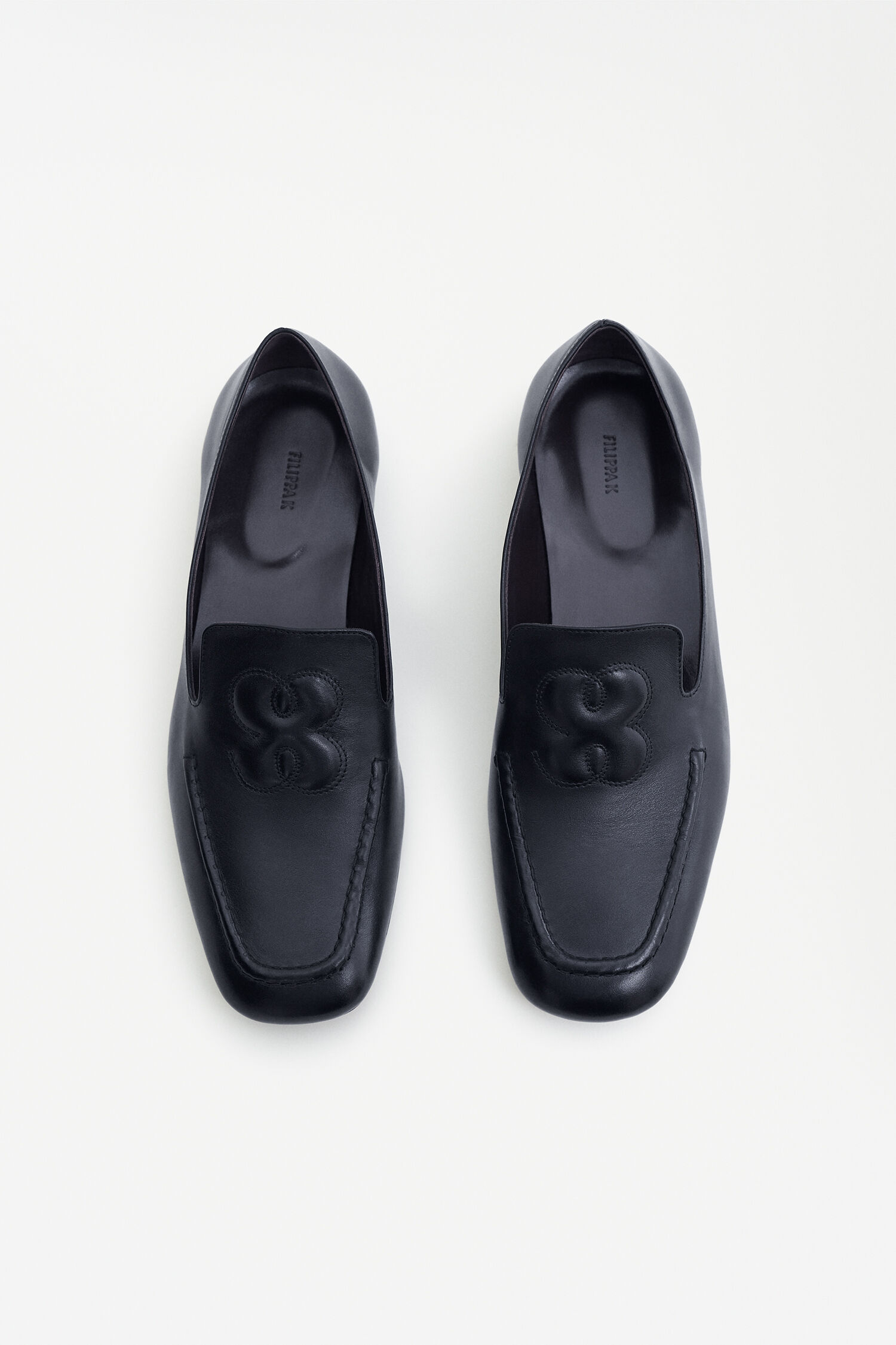 【関税込み】Filippa K スリッパ & ローファー Logo Soft Loafers - Black | Filippa K