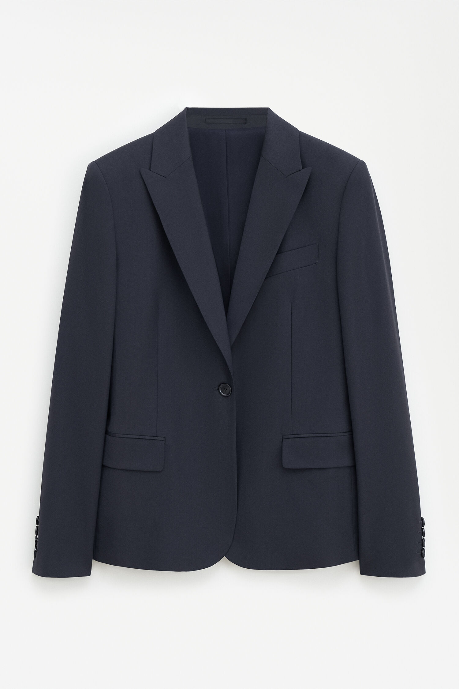 Square Knit Polo - Navy | FILIPPA K