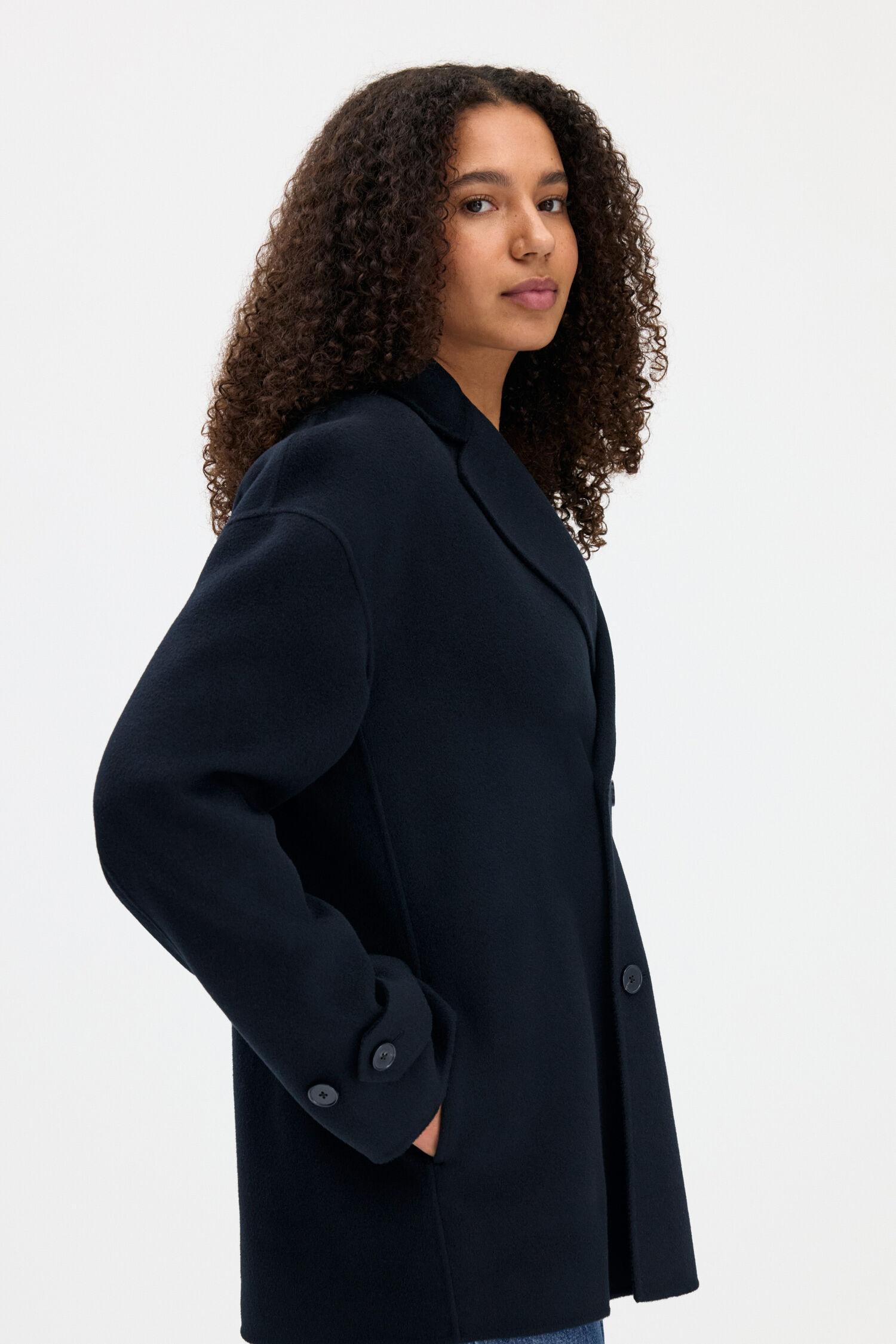 Audrey Wool Doubl&eacute; Jacket