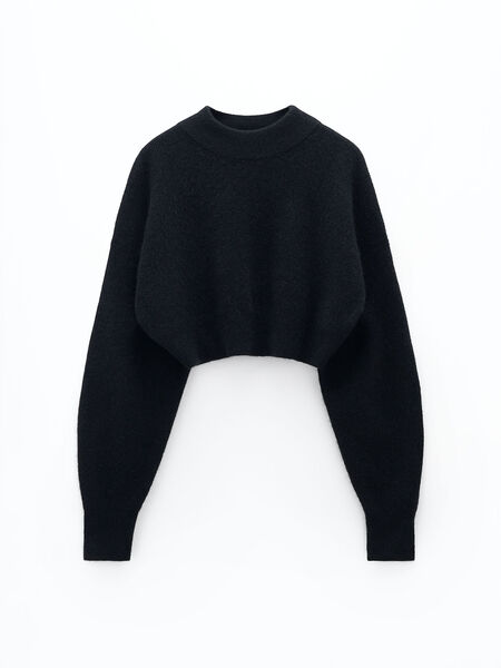 Cropped Yak Sweater