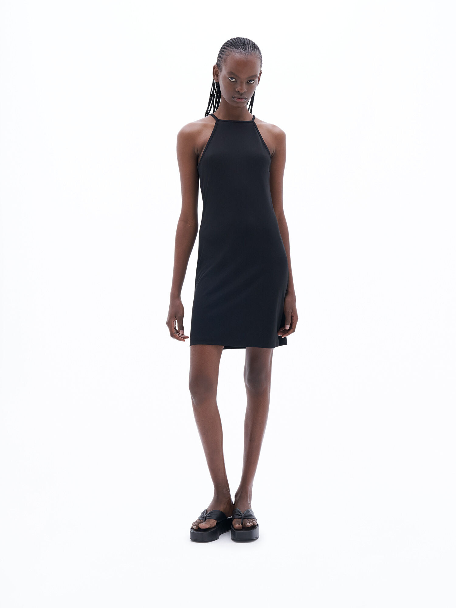 Strap Jersey Dress Black Filippa K