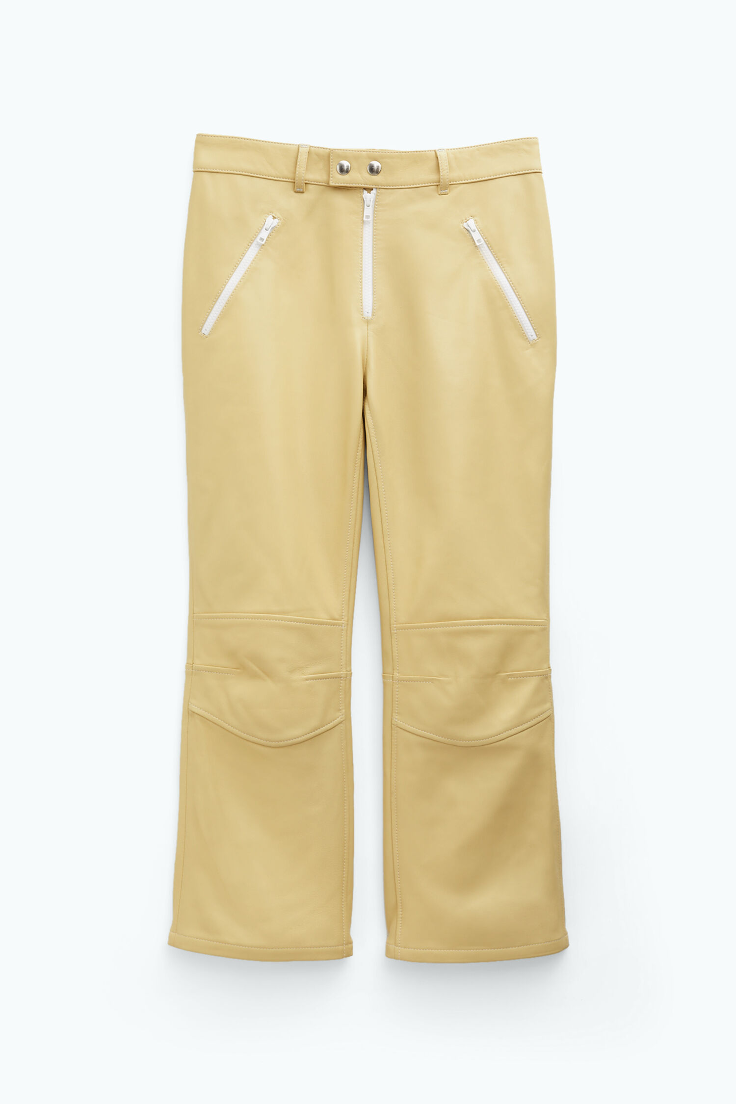 Kick Flare Leather Trousers