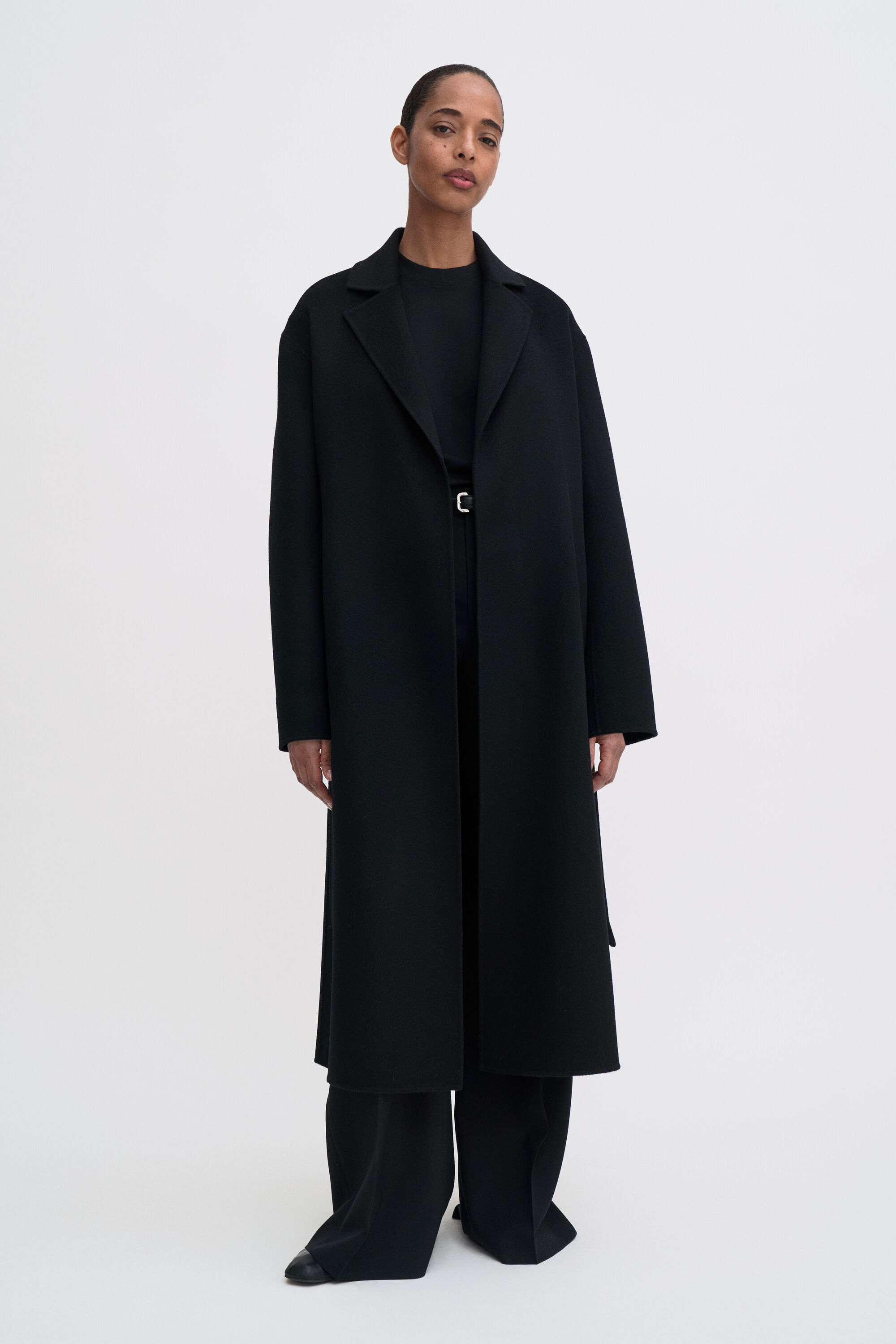 Alyssa Doublé Coat - Black | FILIPPA K