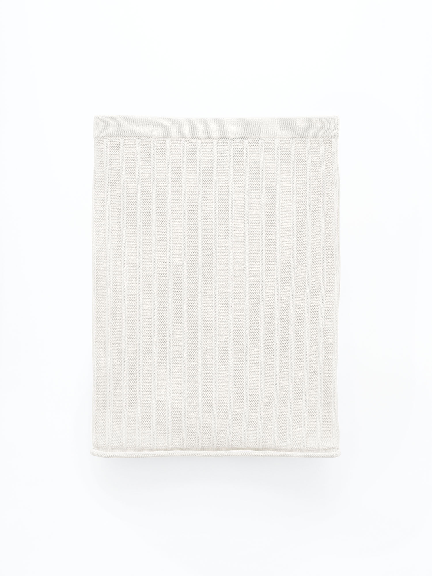 Cotton Rib Knit Skirt