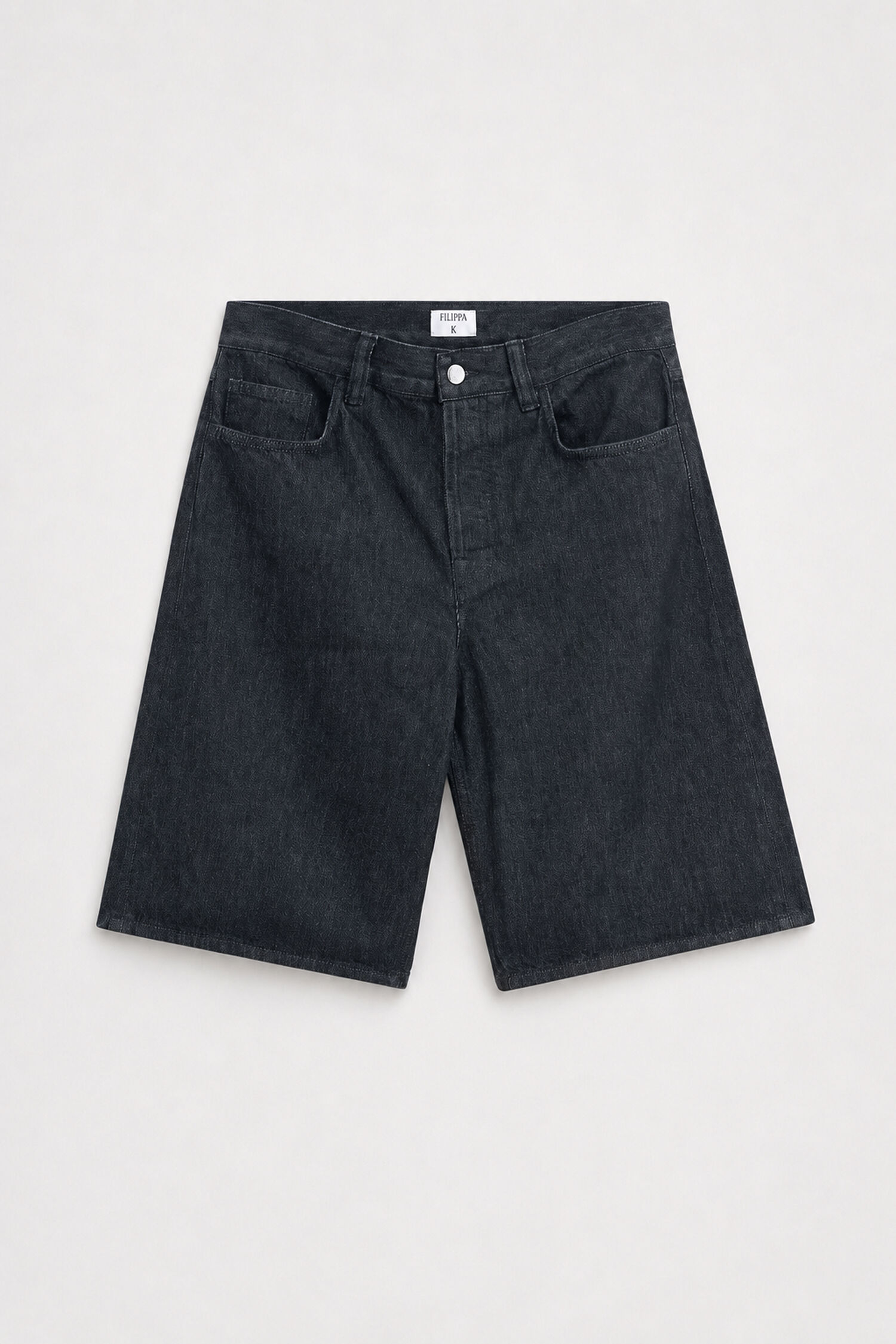 Oversized Jean Shorts