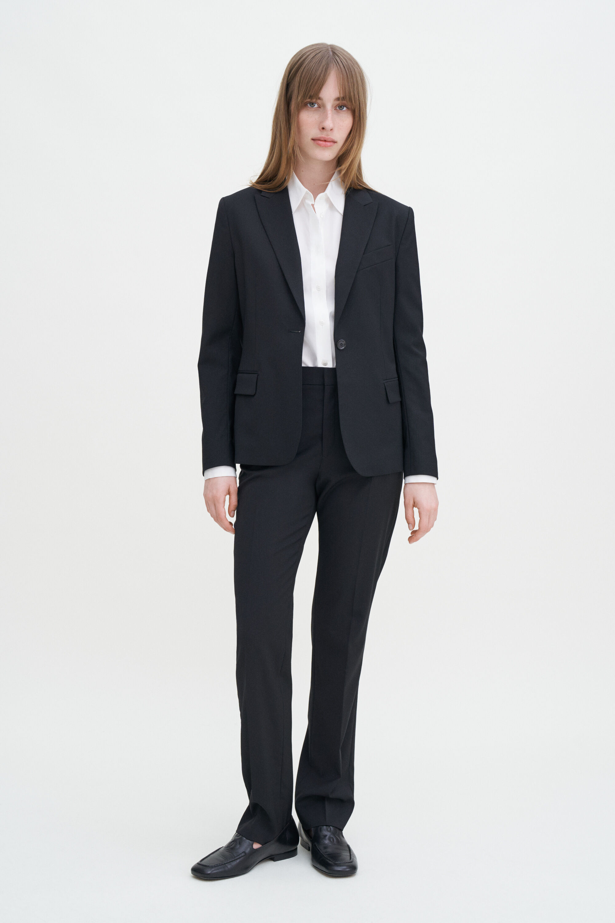 Blazer en laine fraiche Sasha