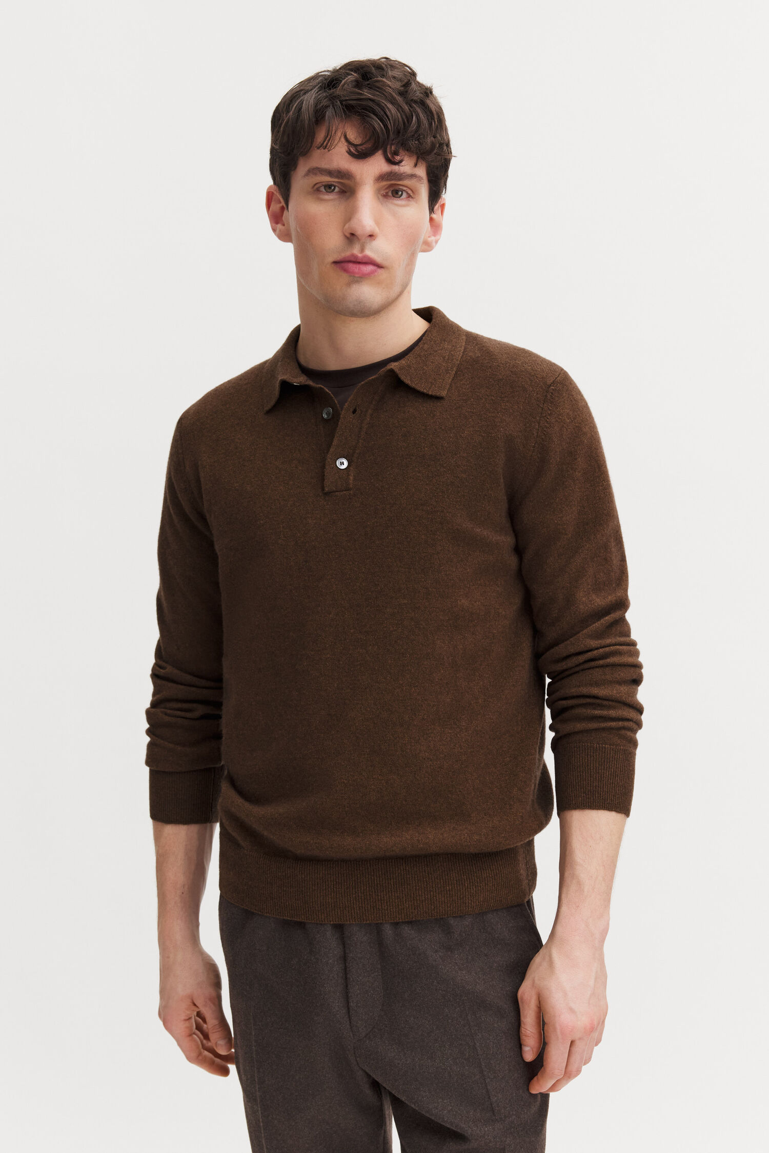 Soft Wool Polo Shirt