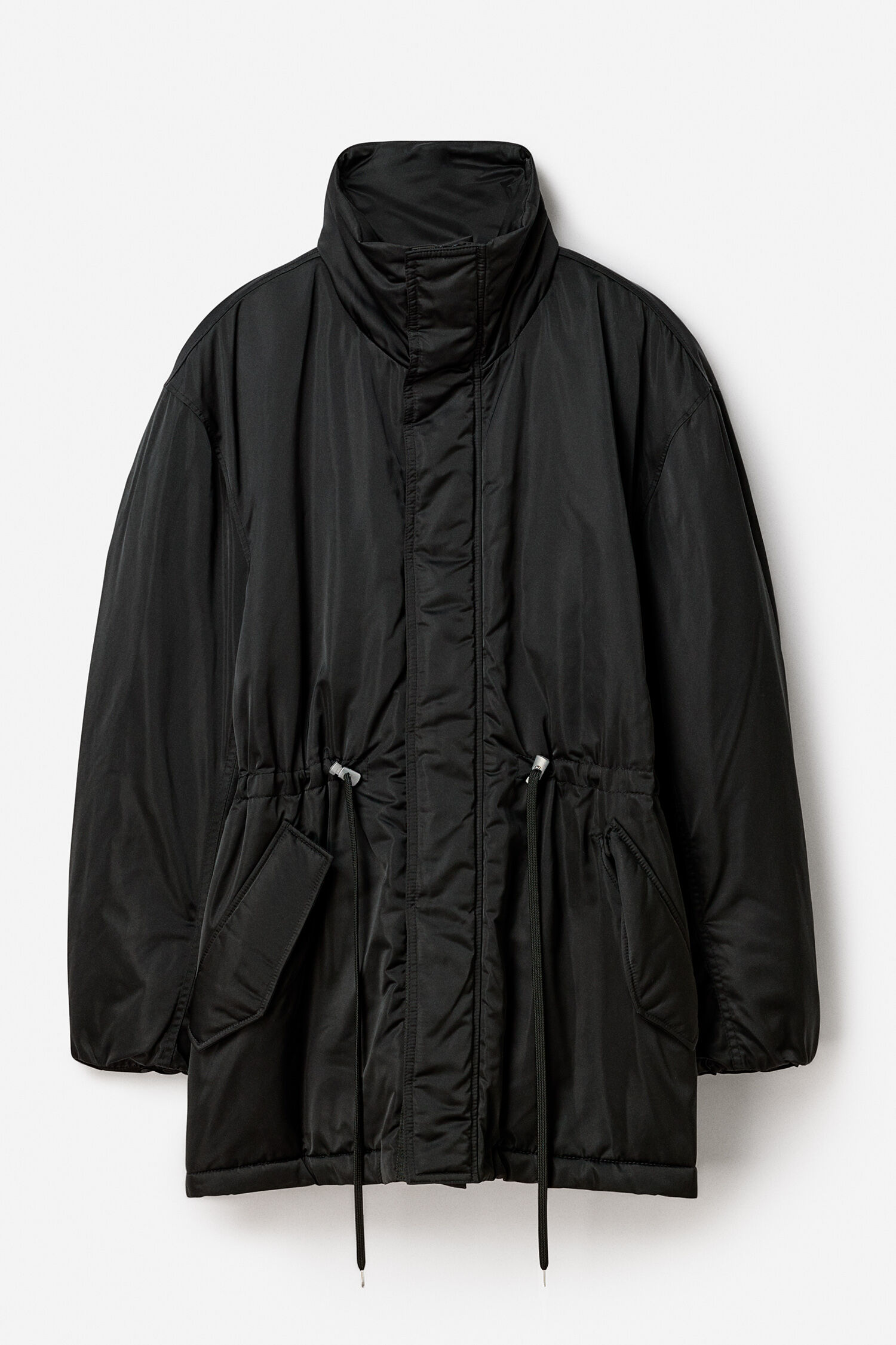 Padded Zip Jacket - Black | FILIPPA K