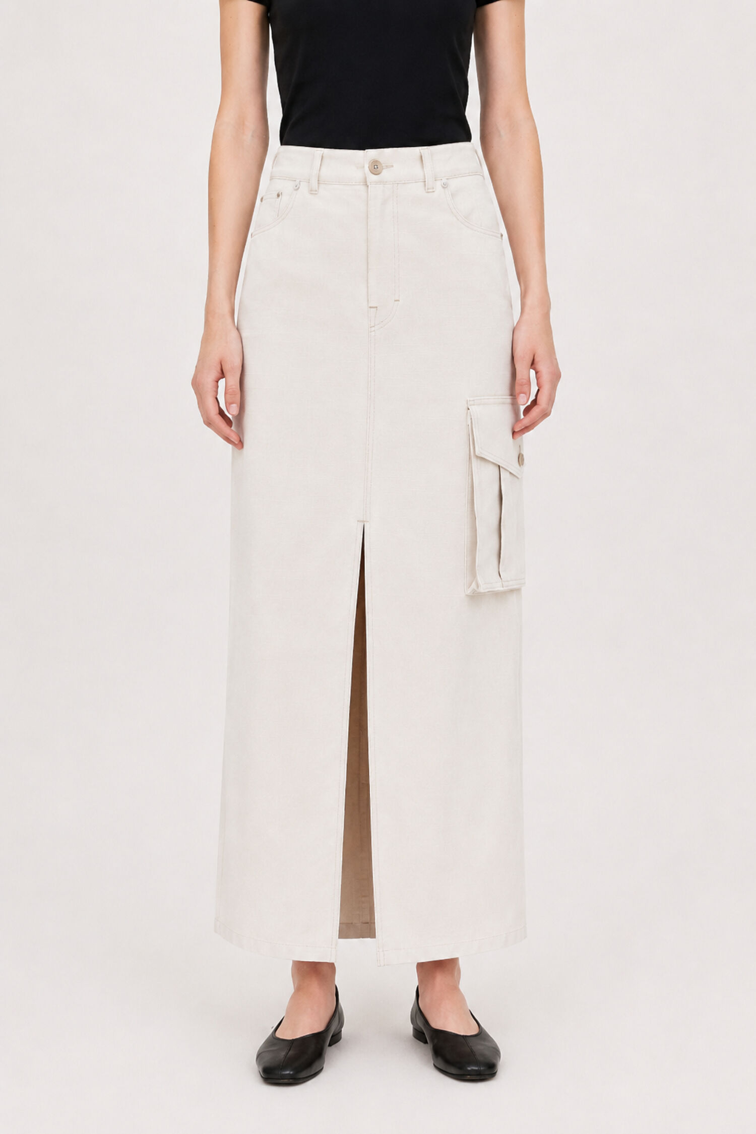 Long Cargo Skirt
