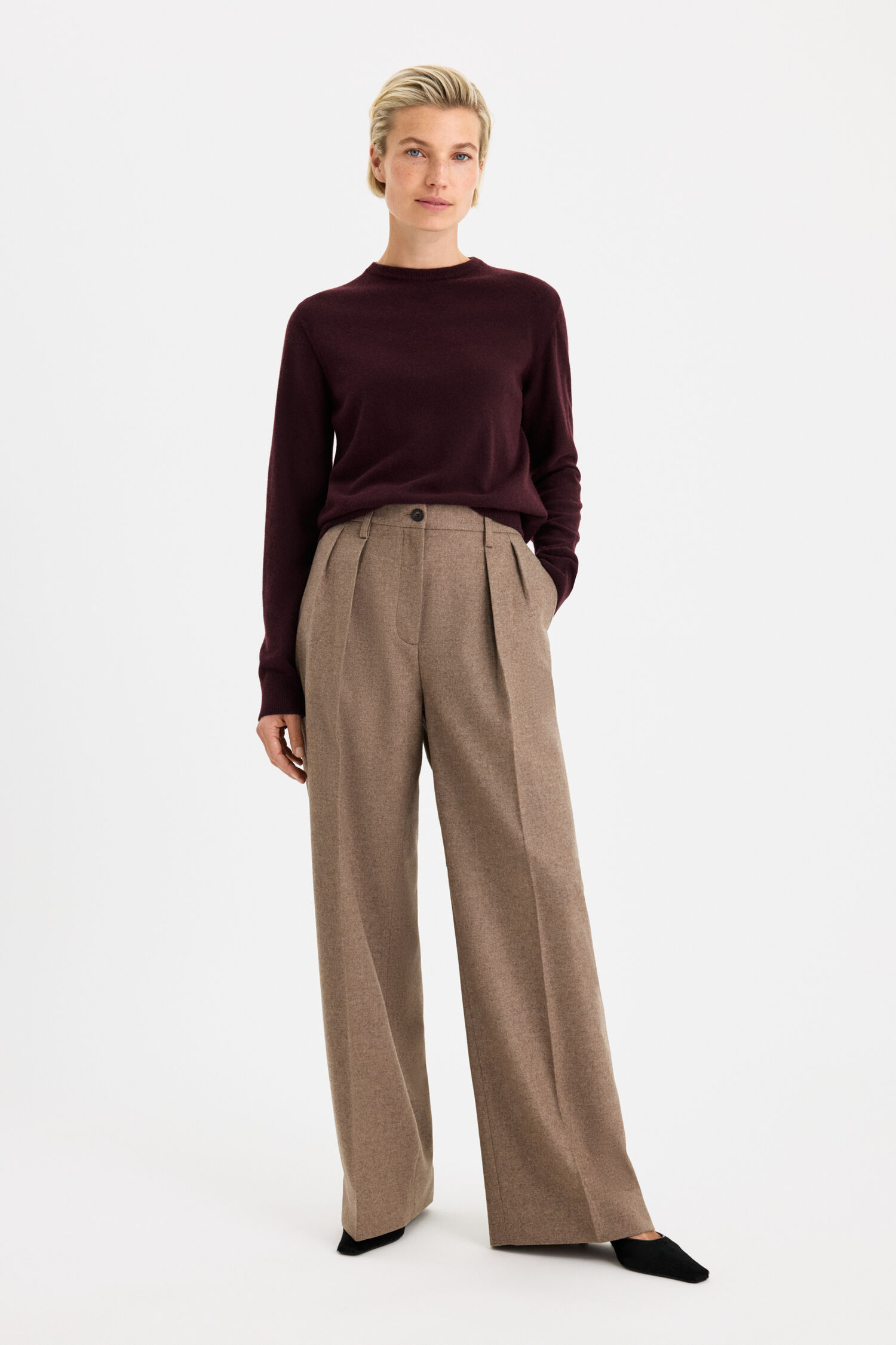 Soft Wool Crewneck Sweater