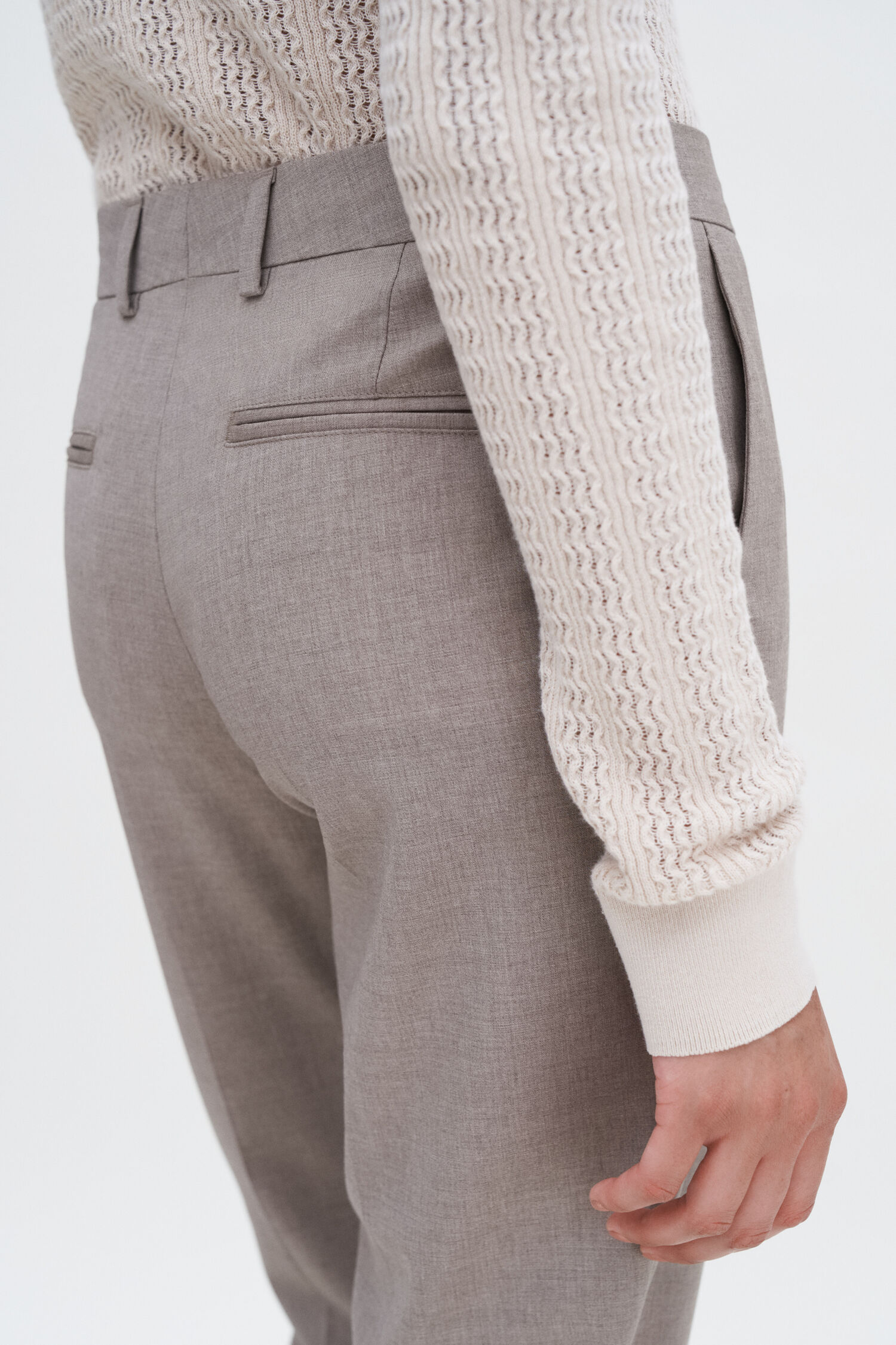 Emma Cropped Cool Wool Trouser