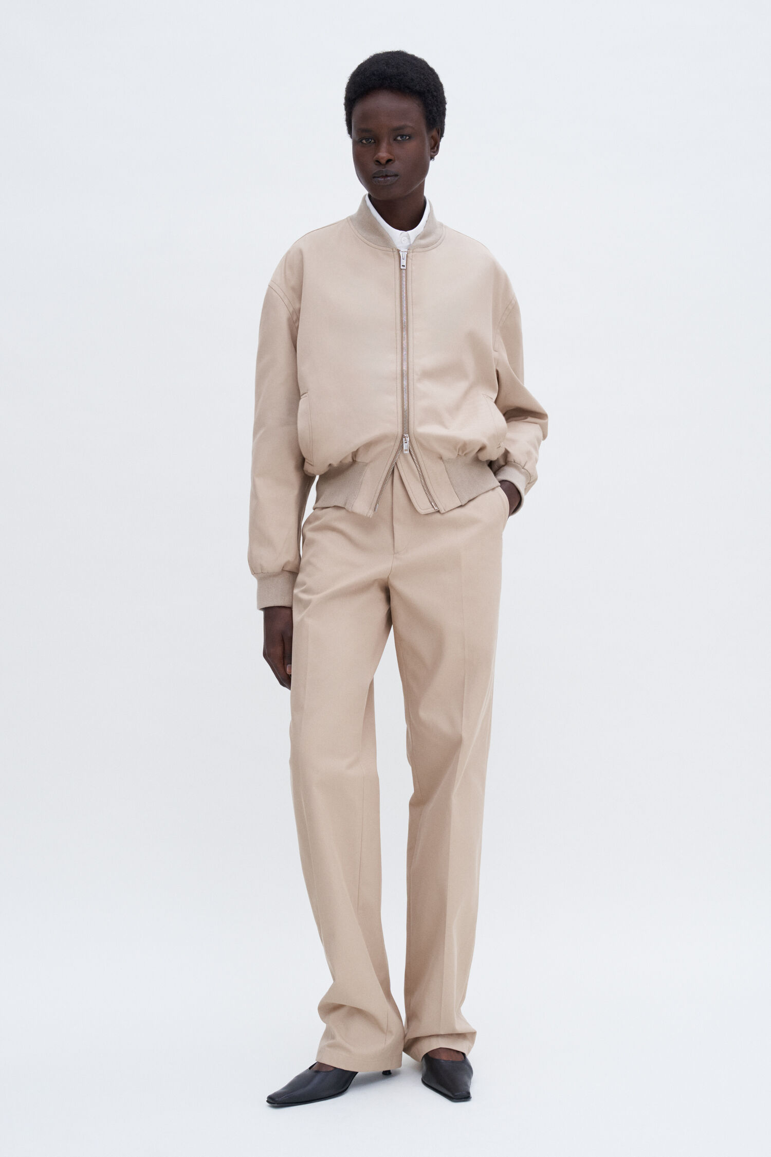 Cotton Blouson Jacket