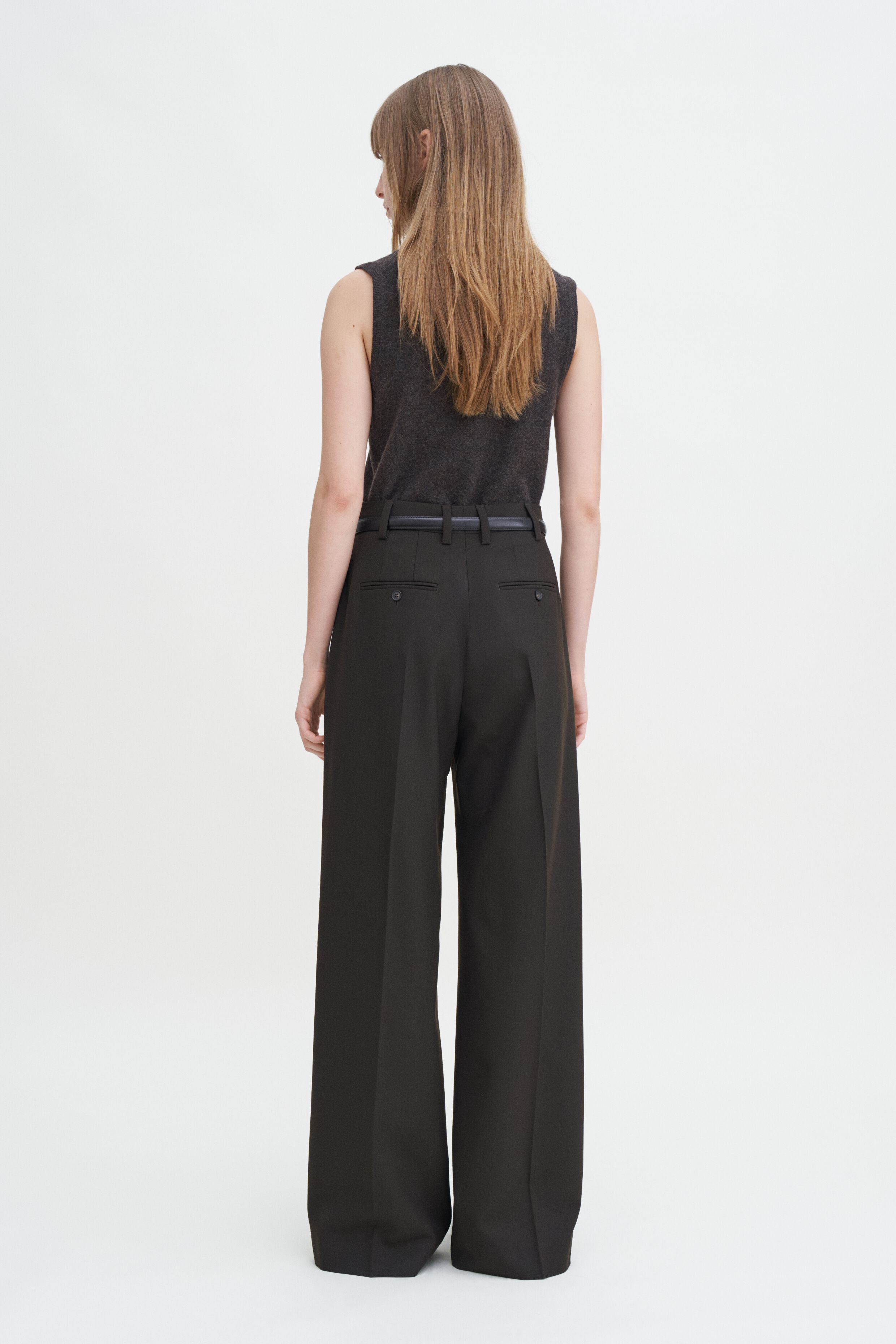 パンツ FILIPPA K DARCEY WOOL TROUSERS (29582 9719 DARK CHOCOLATE) Darcey Wool Trousers - Dark Chocolate | Filippa K