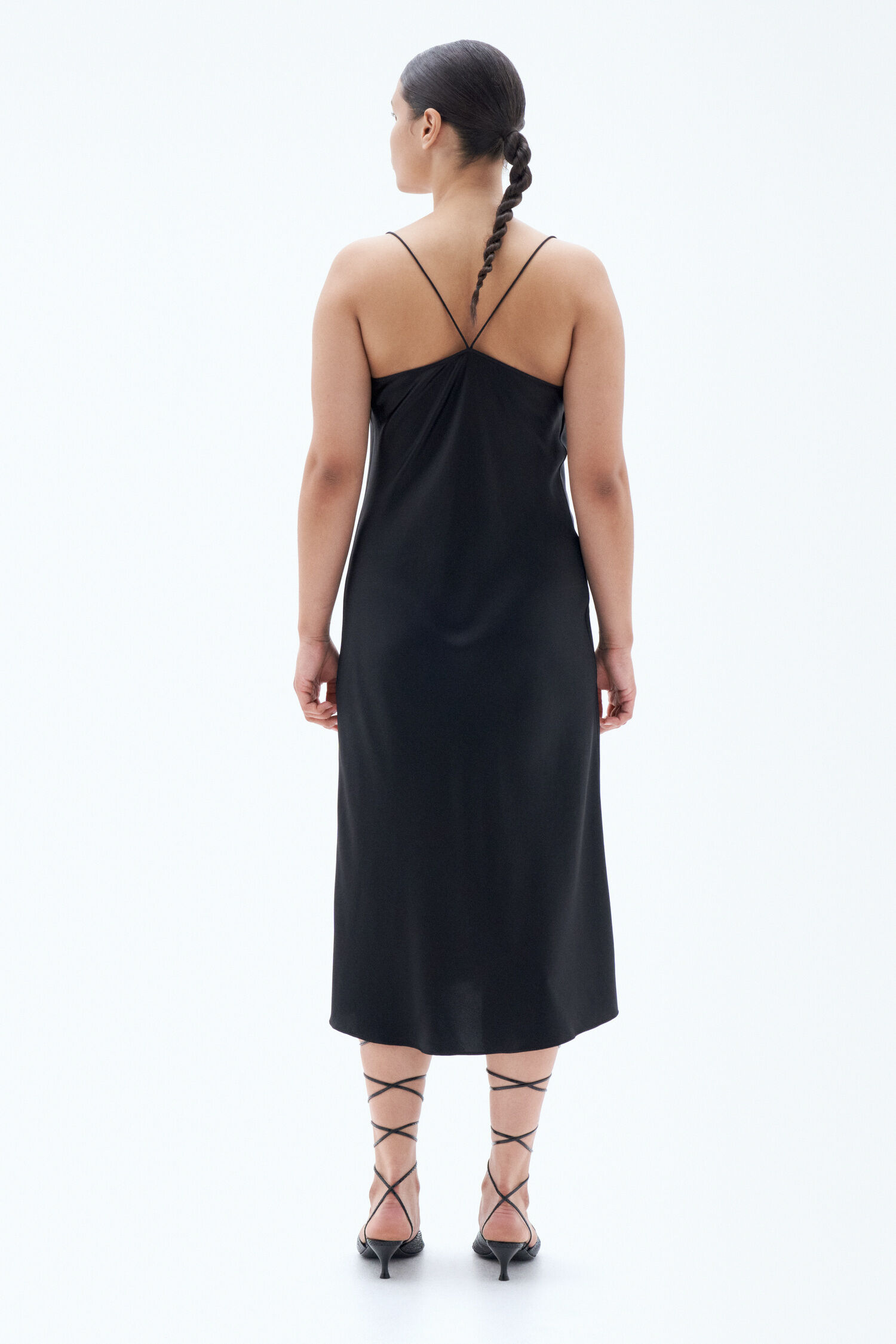 Draped Slip Dress