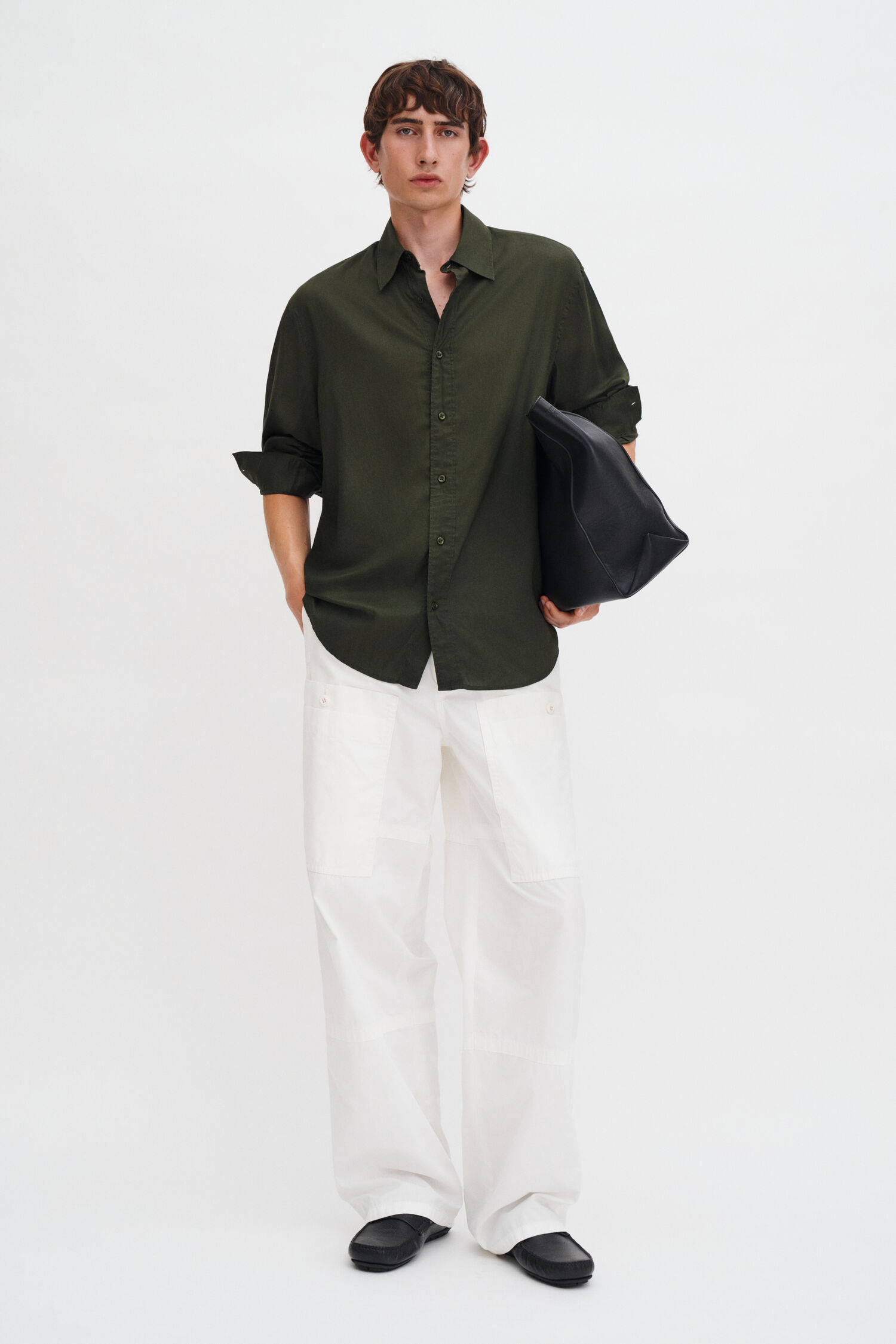 Relaxed Voile Shirt