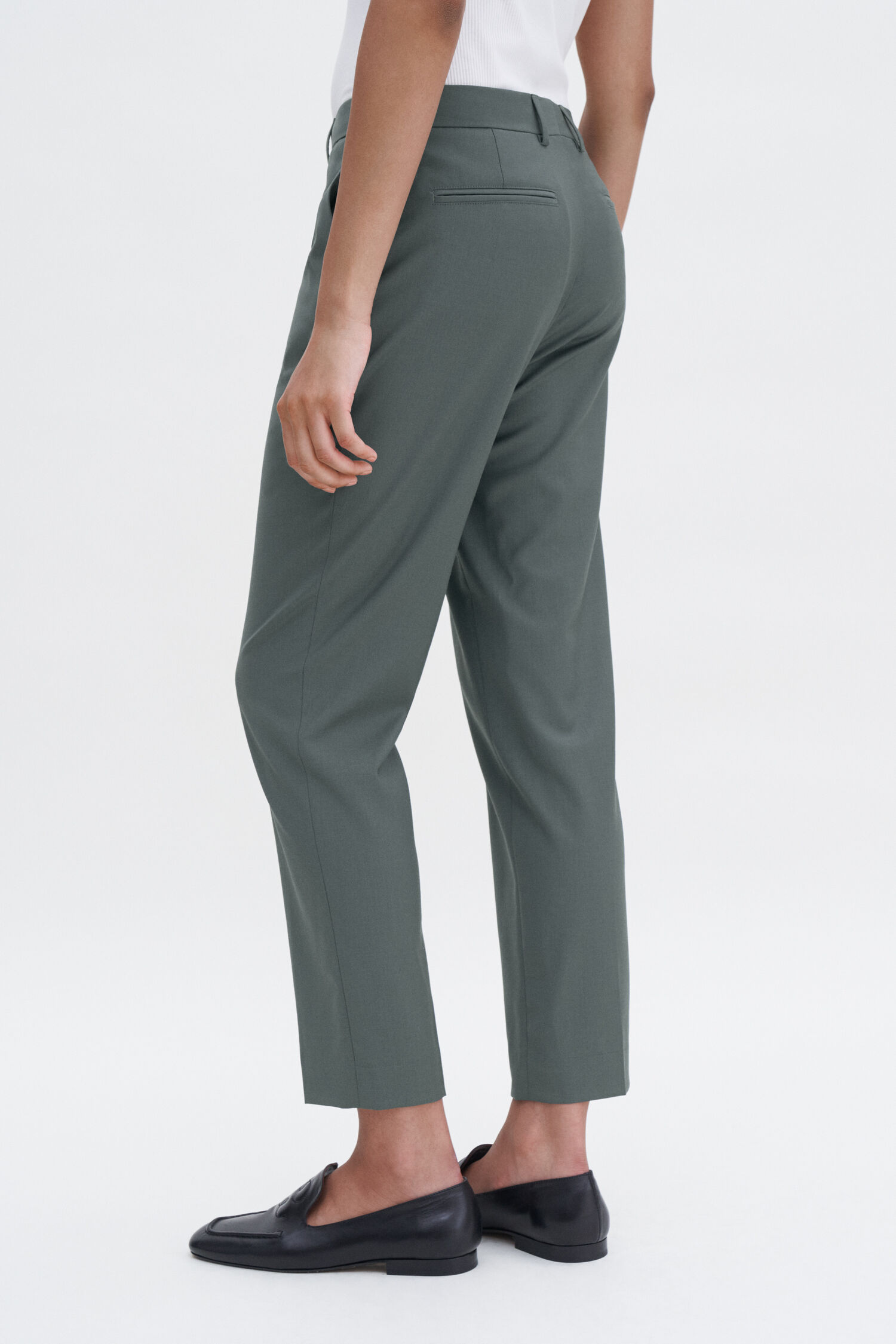 Emma Cropped Cool Wool Trouser