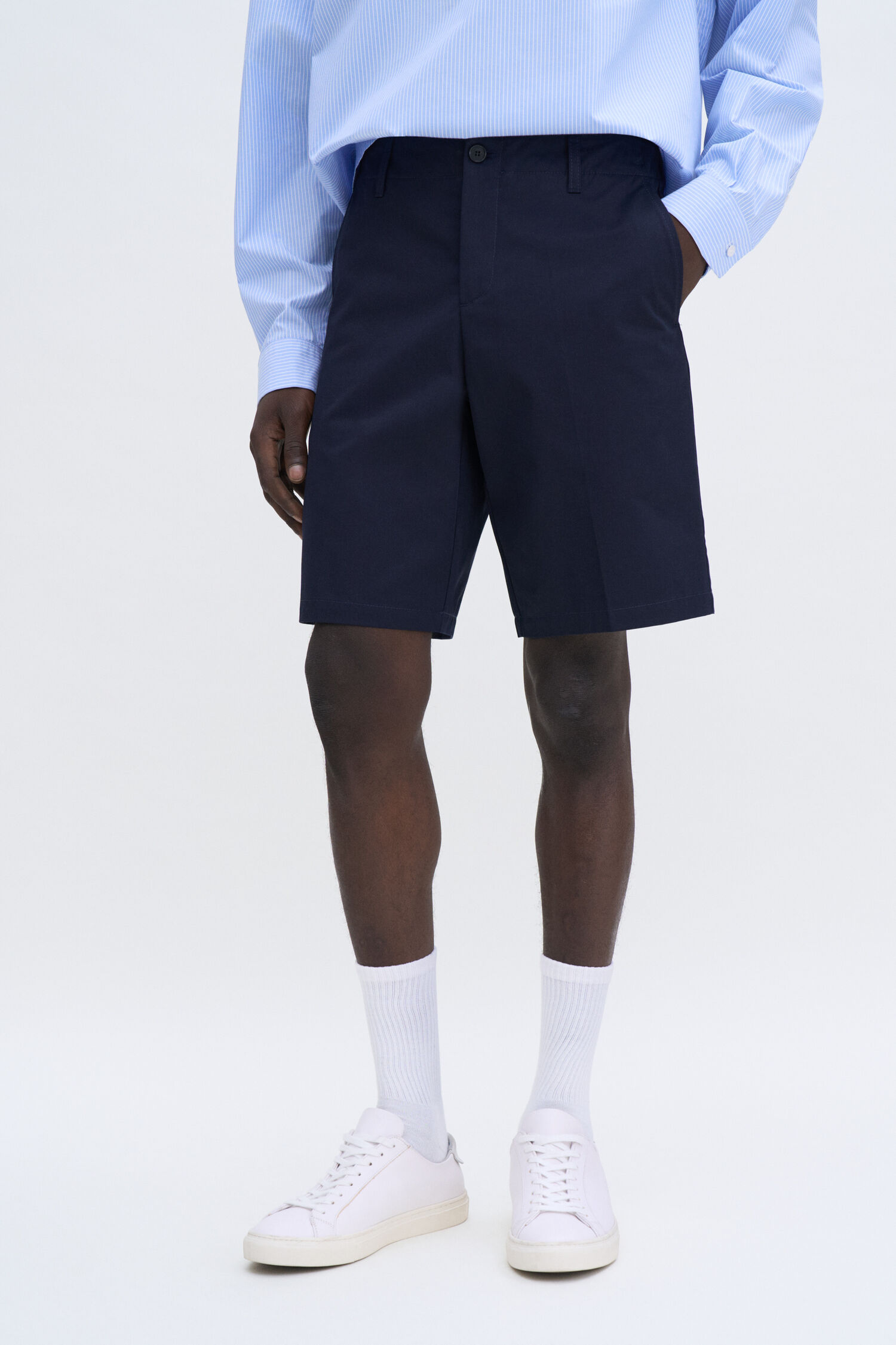 Cotton Tailored Shorts