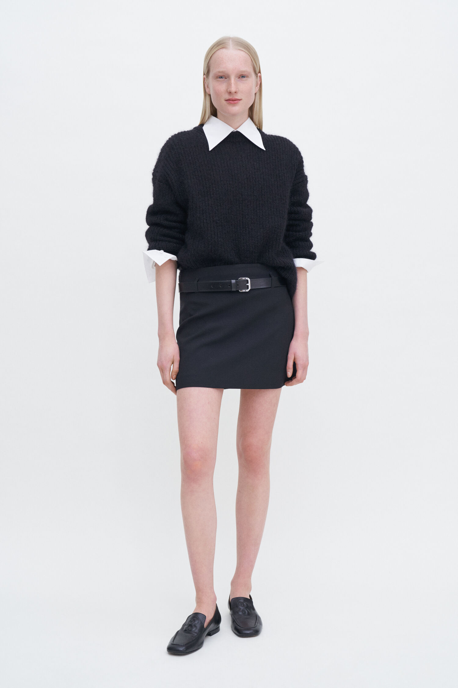 Ribbed Mohair Sweater