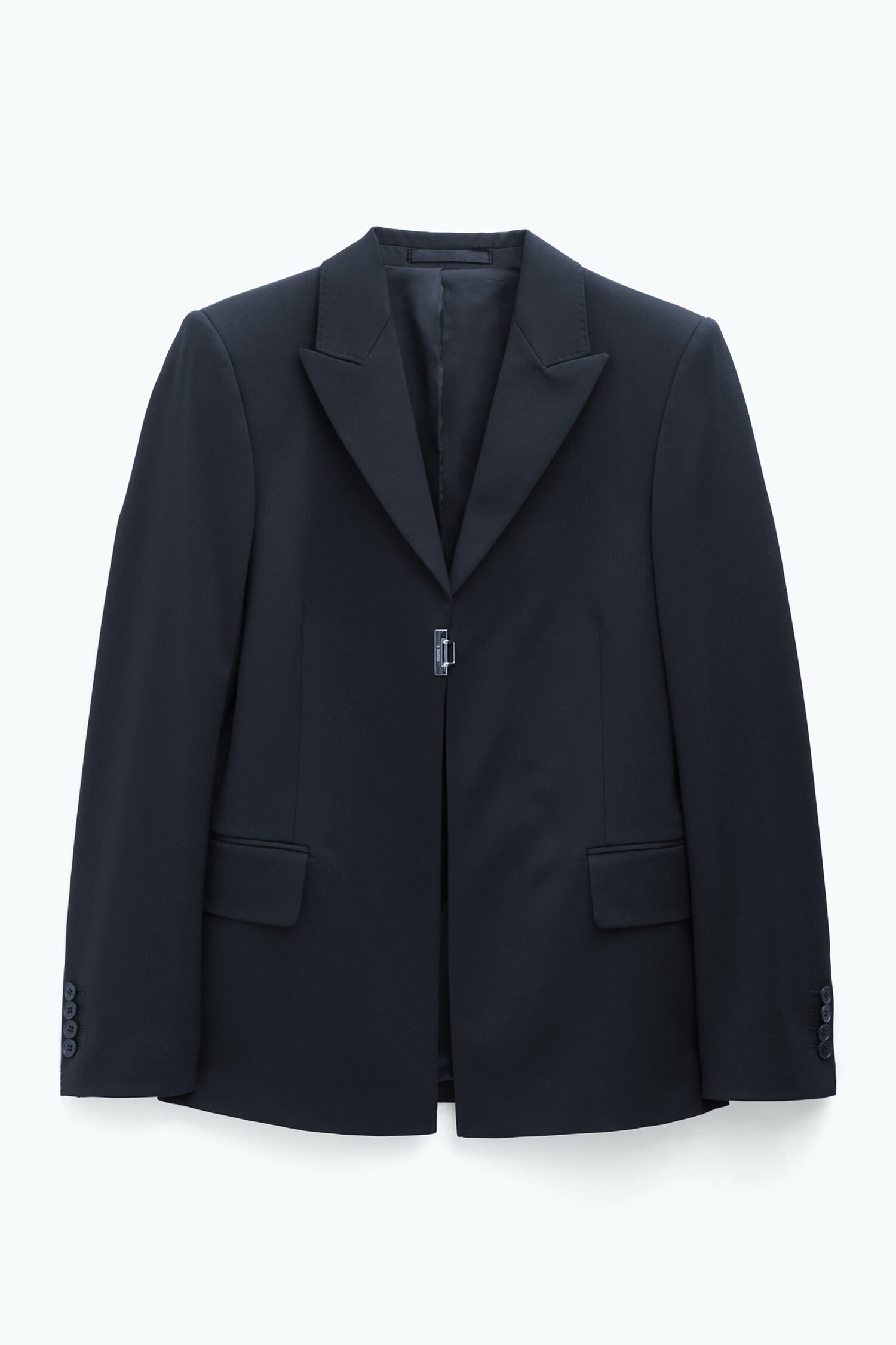 Black single breasted 2025 jacket