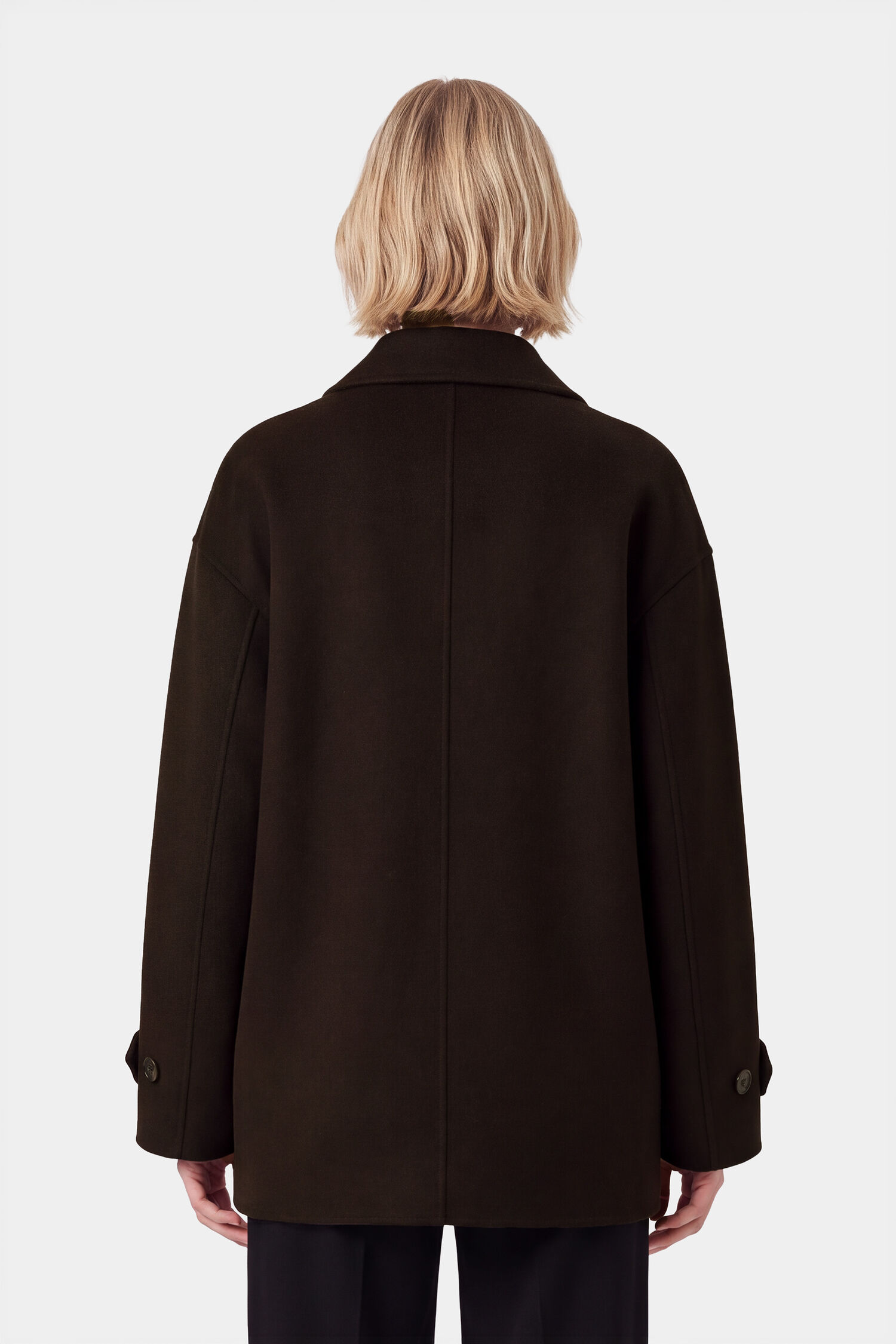 Audrey Wool Doubl&eacute; Jacket