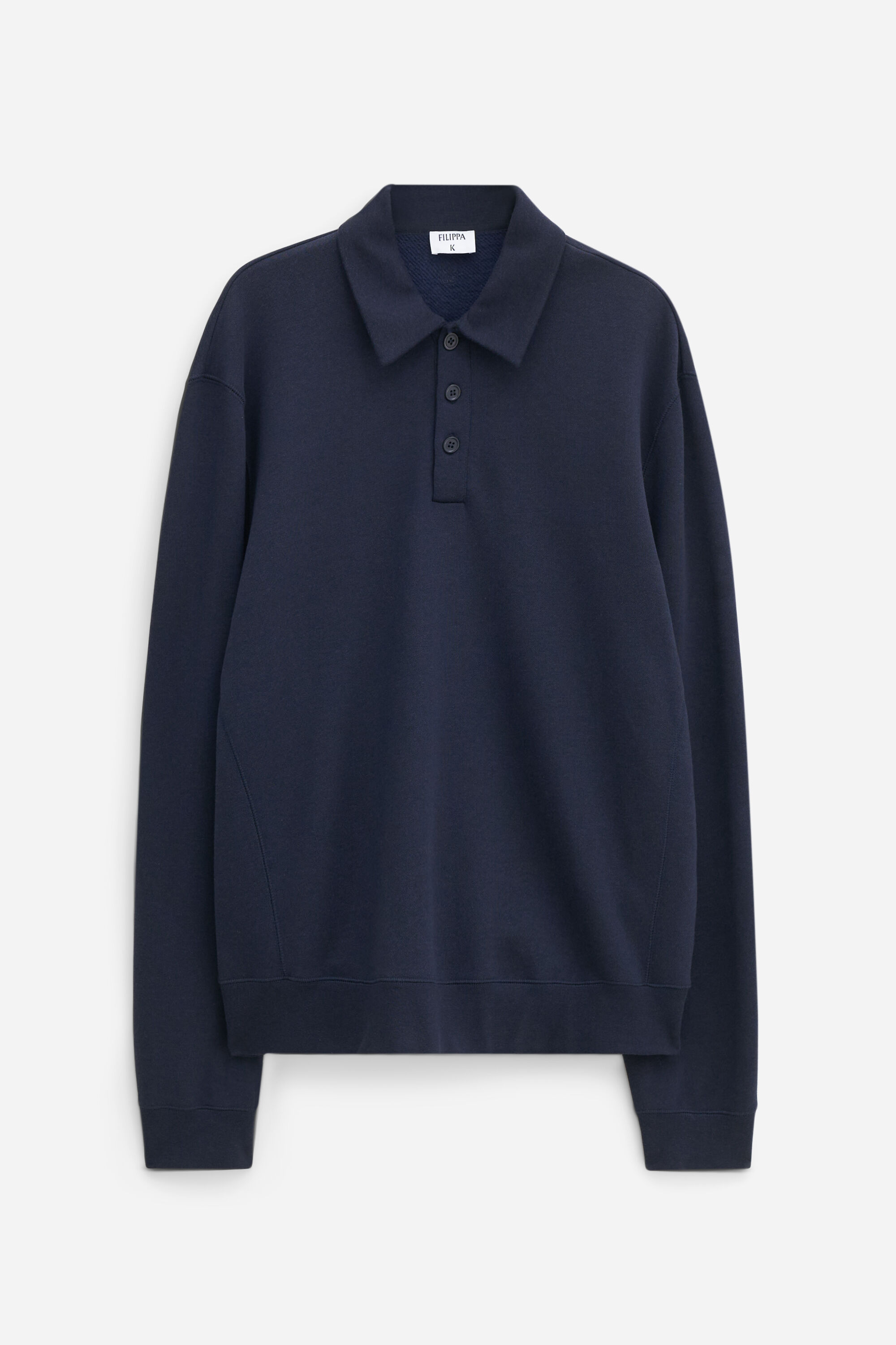 Polo Sweatshirt - Navy | FILIPPA K