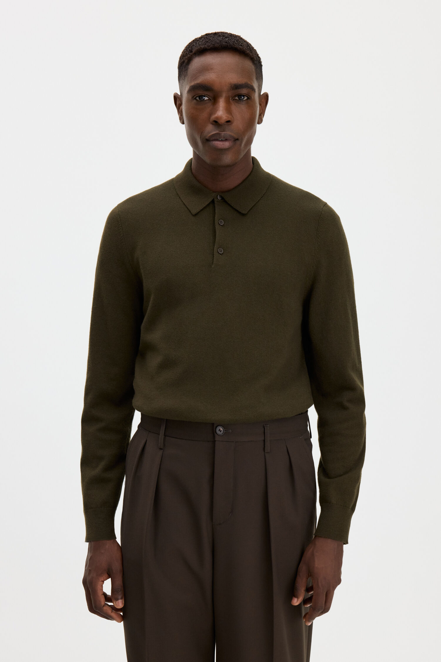 Knitted Polo Shirt