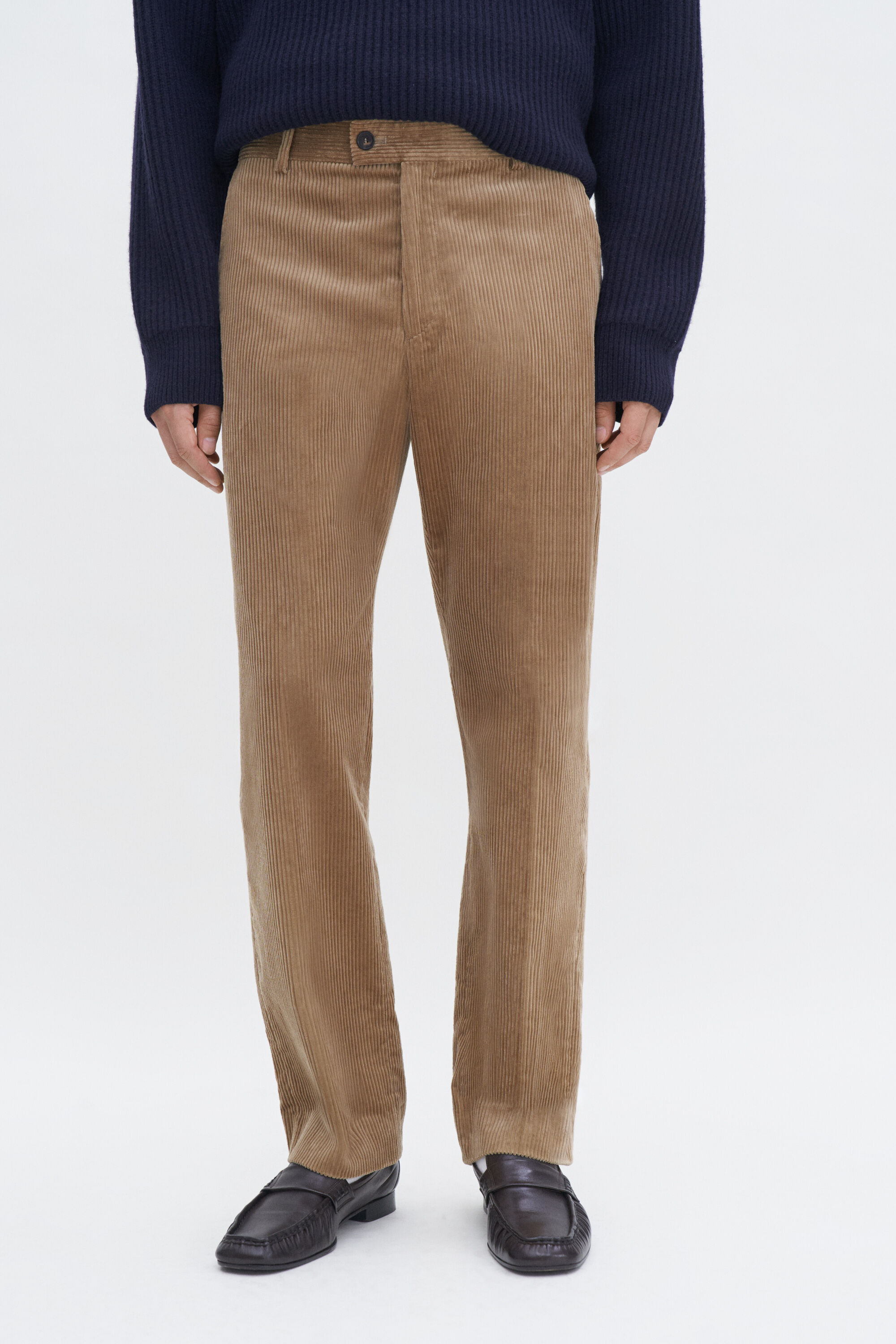 Mens cropped corduroy pants discount