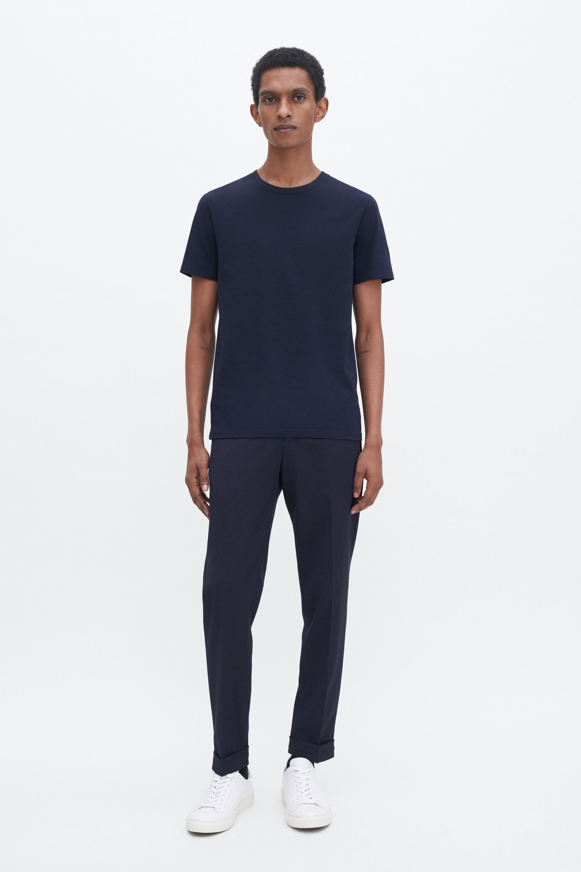 FILIPPA K 306479959 関税送料込 Stretch Cotton Tee - Navy | Filippa K