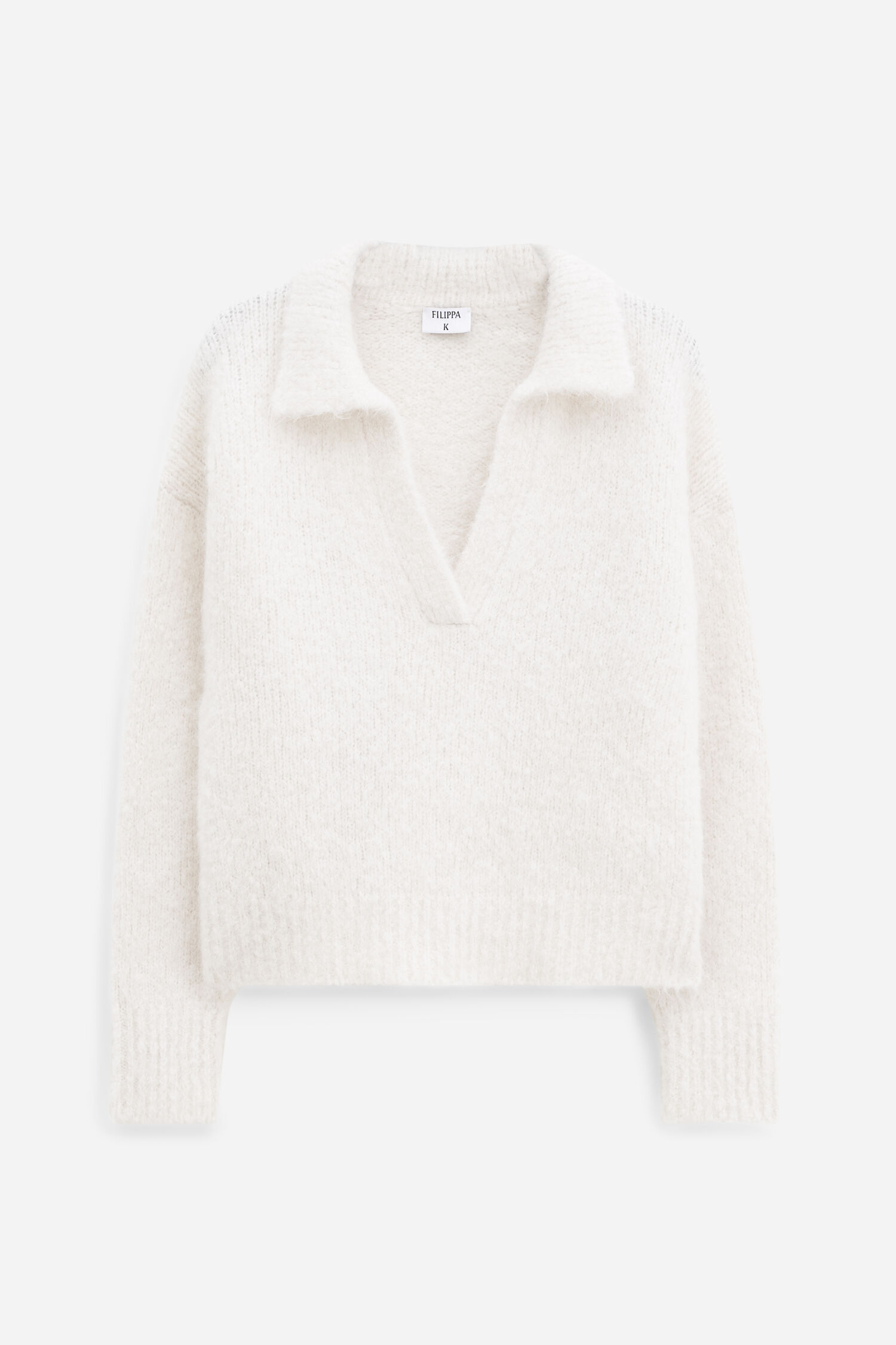 Soft Alpaca Polo Sweater