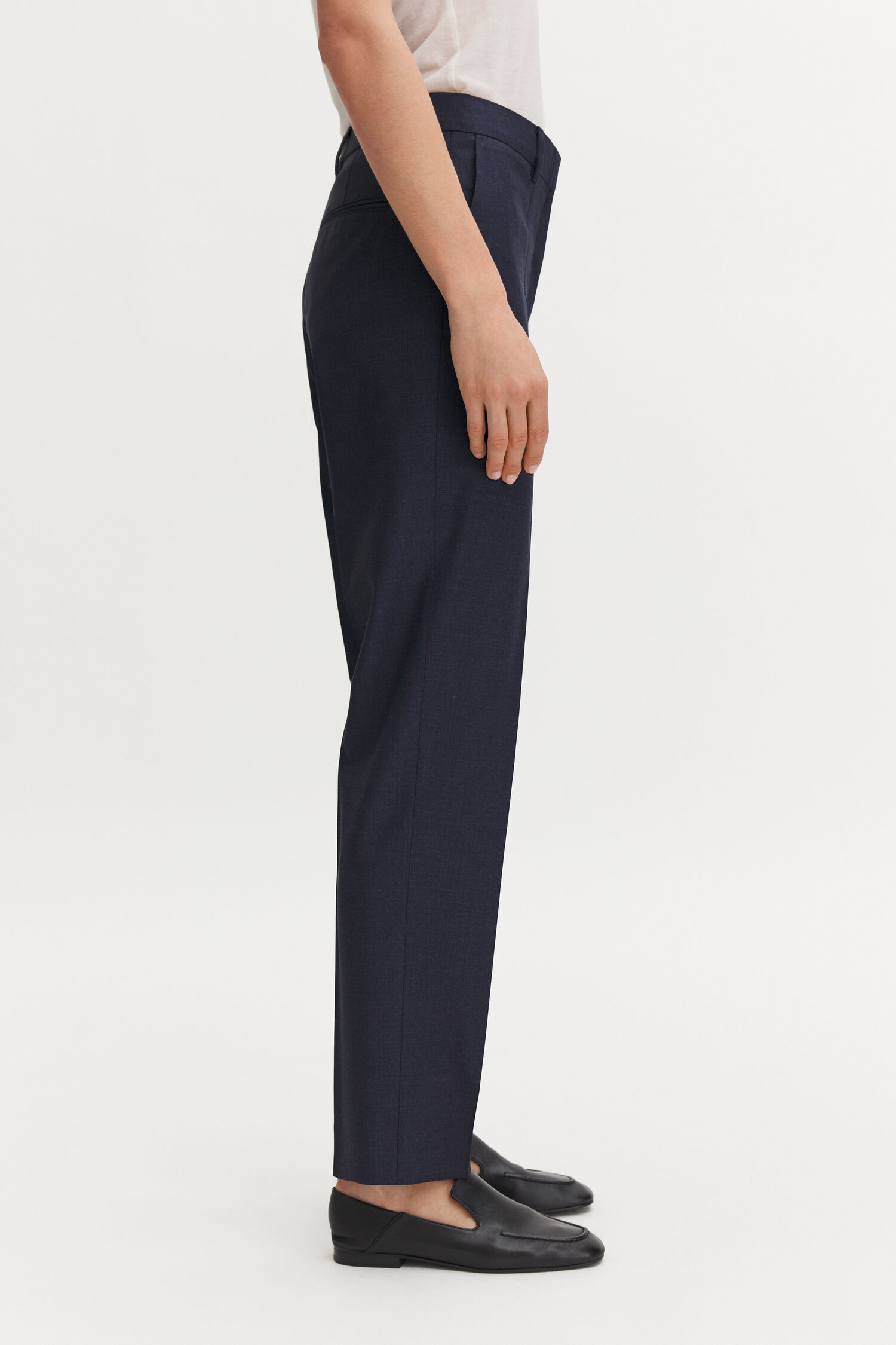 Emma Cropped Cool Wool Trousers