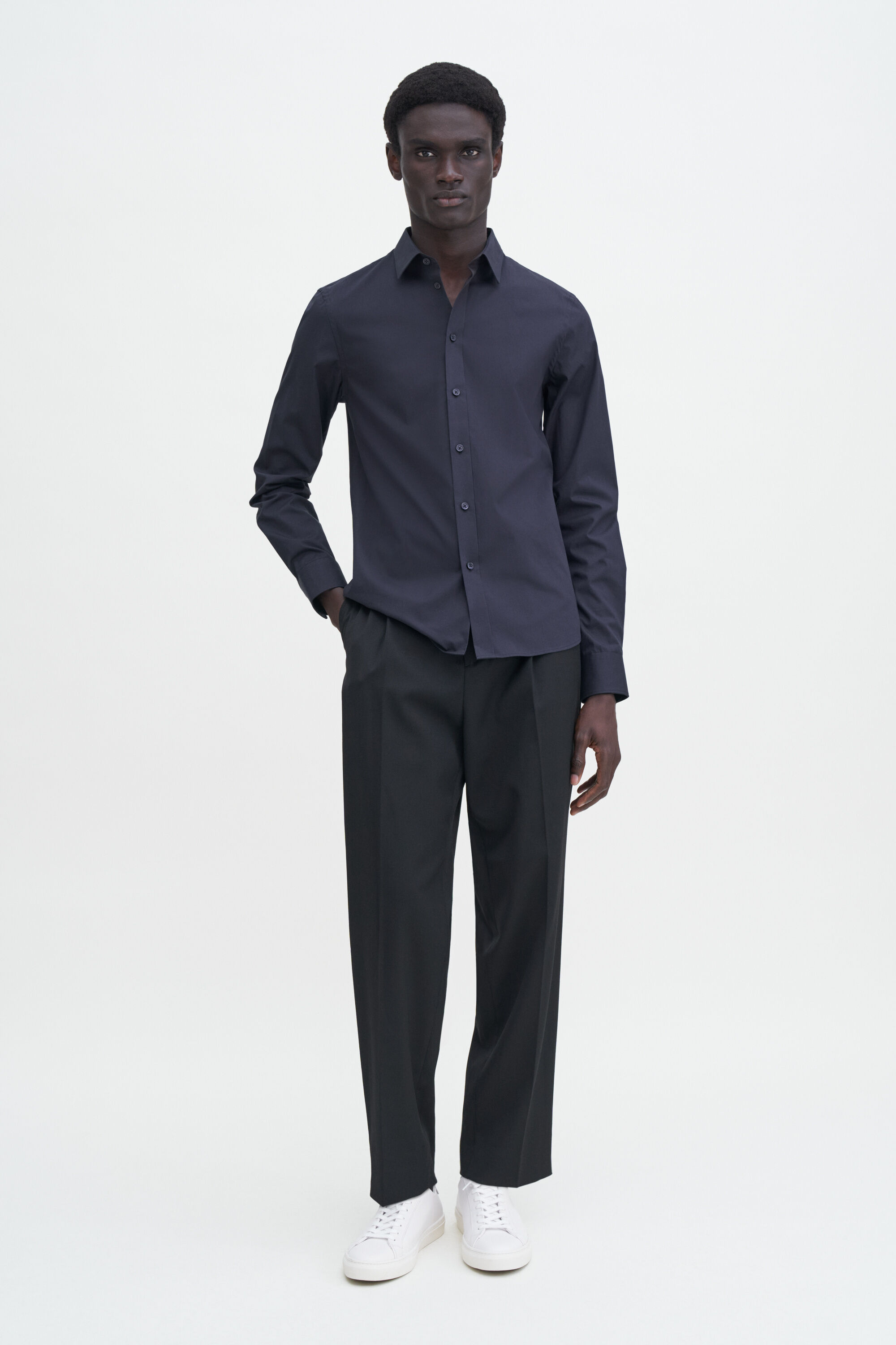 Paul Stretch Shirt - Navy | Filippa K Paul Stretch Shirt - Navy | Filippa K