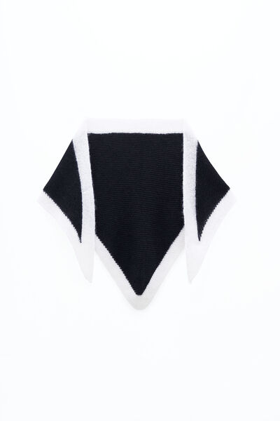 Mohair triangle scarf